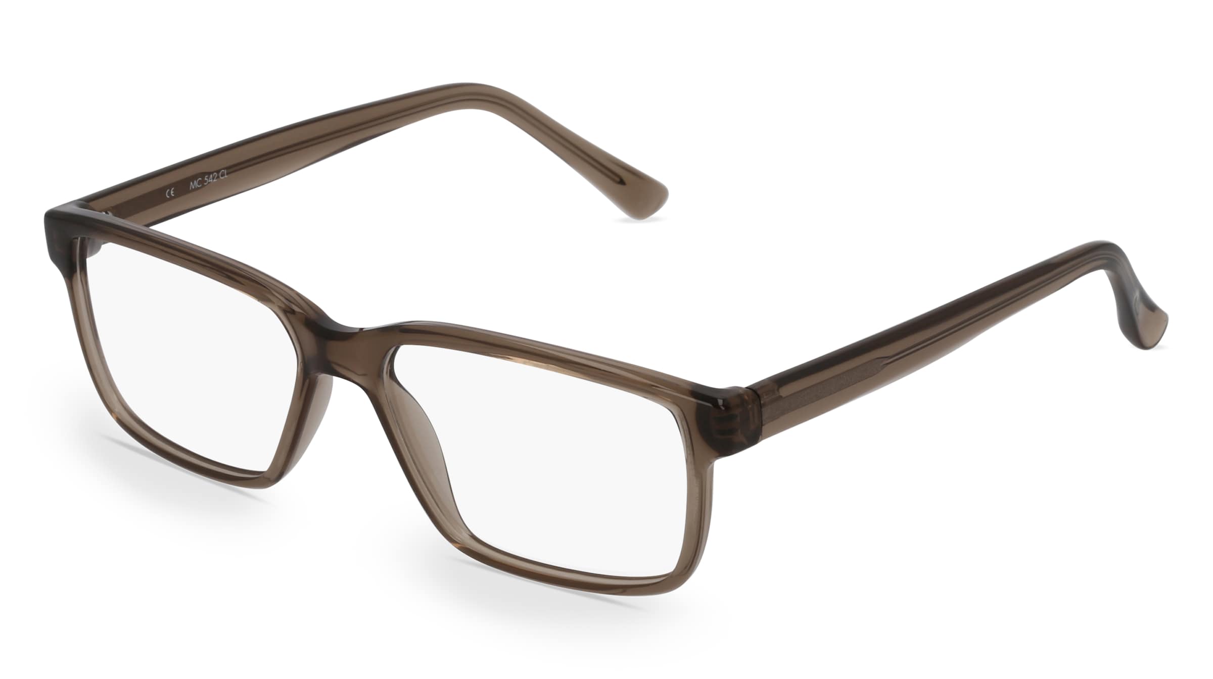 Fielmann MC 542 CL Herren-Brille inkl. Gläser Vollrand Quadratisch Propionat-Gestell 55/15/140, Grün