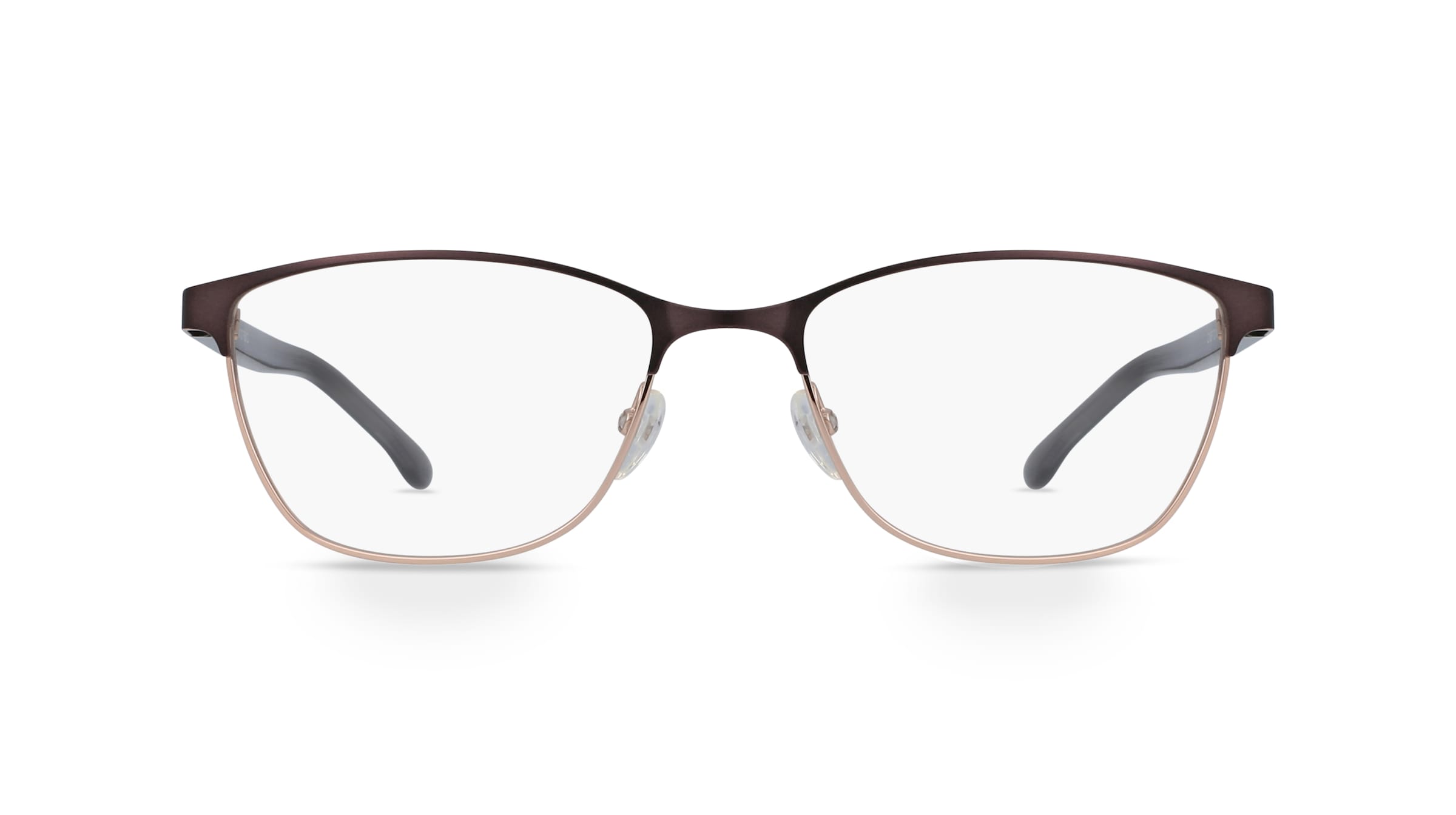 Fielmann MI 021 FLEX CL Damen-Brille inkl. Gläser Vollrand Eckig Edelstahl-Gestell 53mm/17mm/135mm, lila