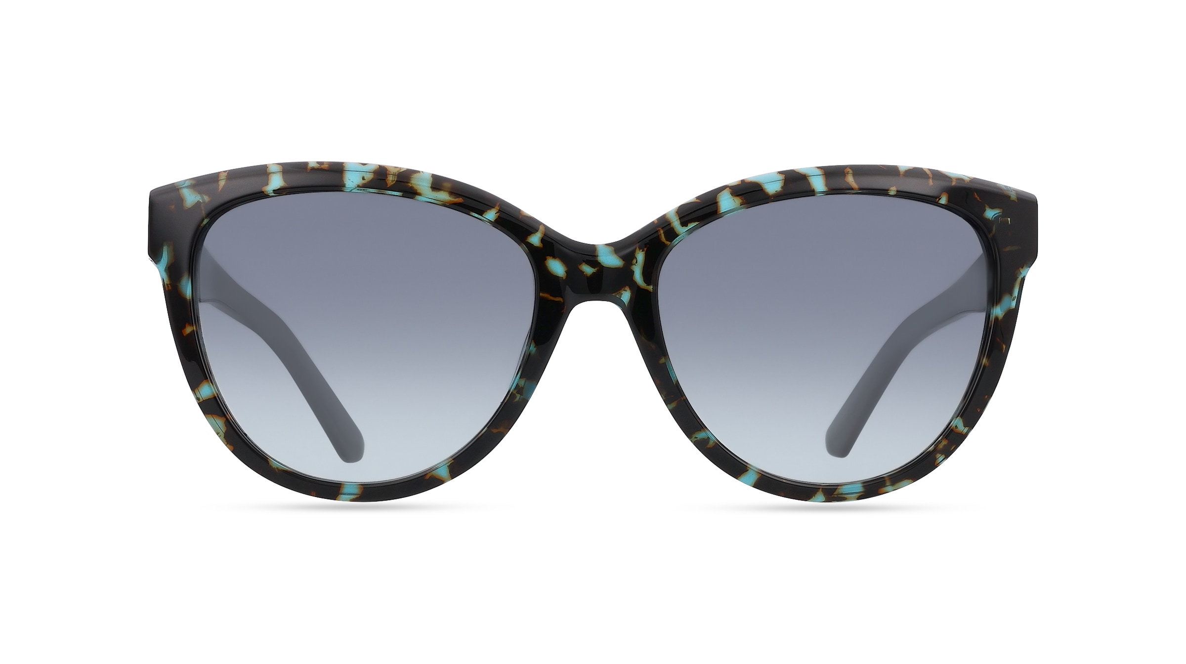 Calvin Klein CK21709S Damen-Sonnenbrille Vollrand Butterfly Kunststoff-Gestell, braun