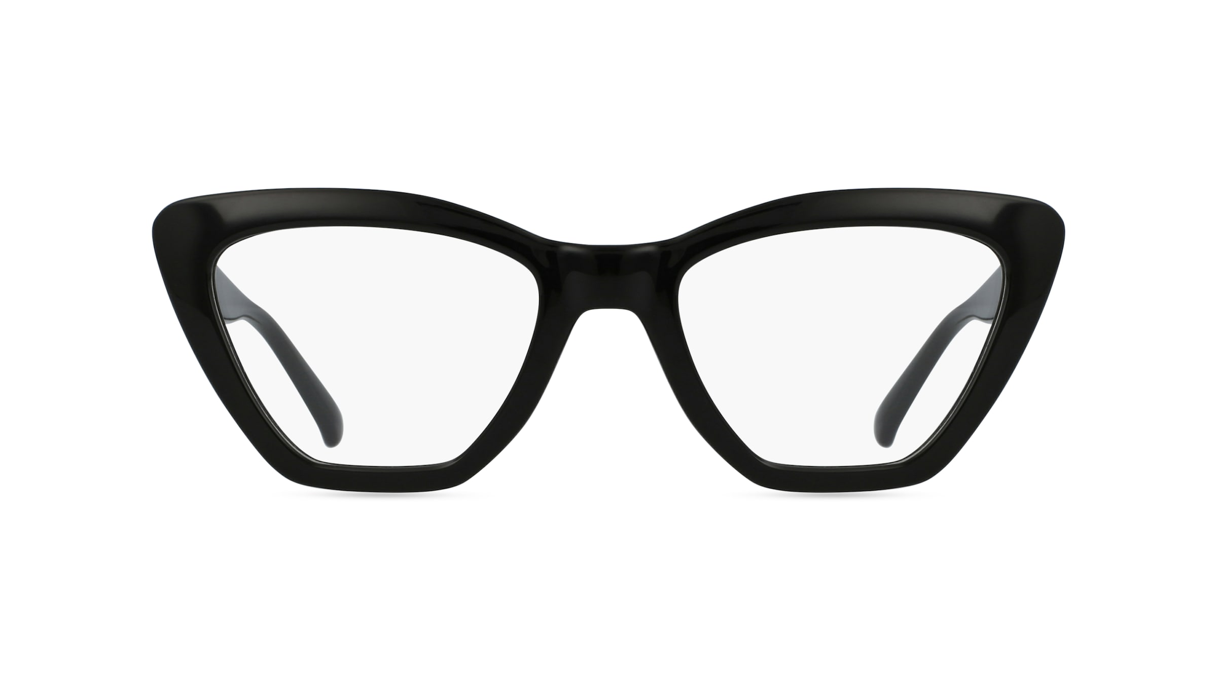 Fielmann OU 004 FA/T ELLA Damen-Brille inkl. Gläser Vollrand Butterfly Propionat-Gestell 55mm/20mm/140mm, Schwarz