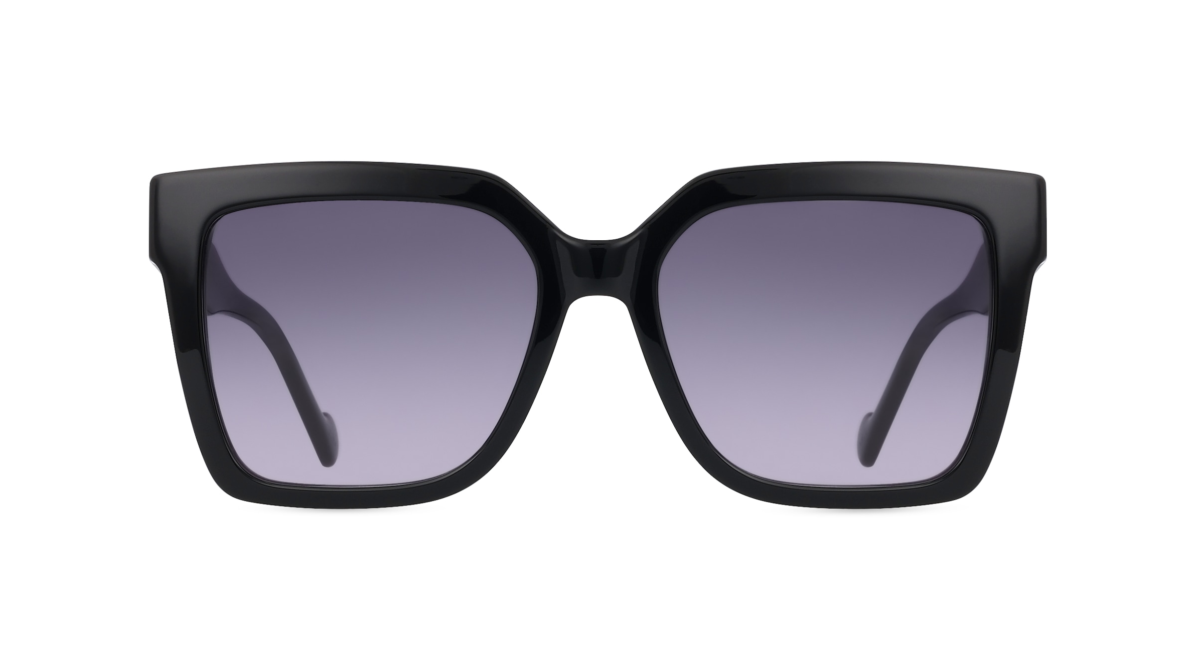 Liu Jo LJ771S Damen-Sonnenbrille Vollrand Eckig Kunststoff-Gestell, schwarz