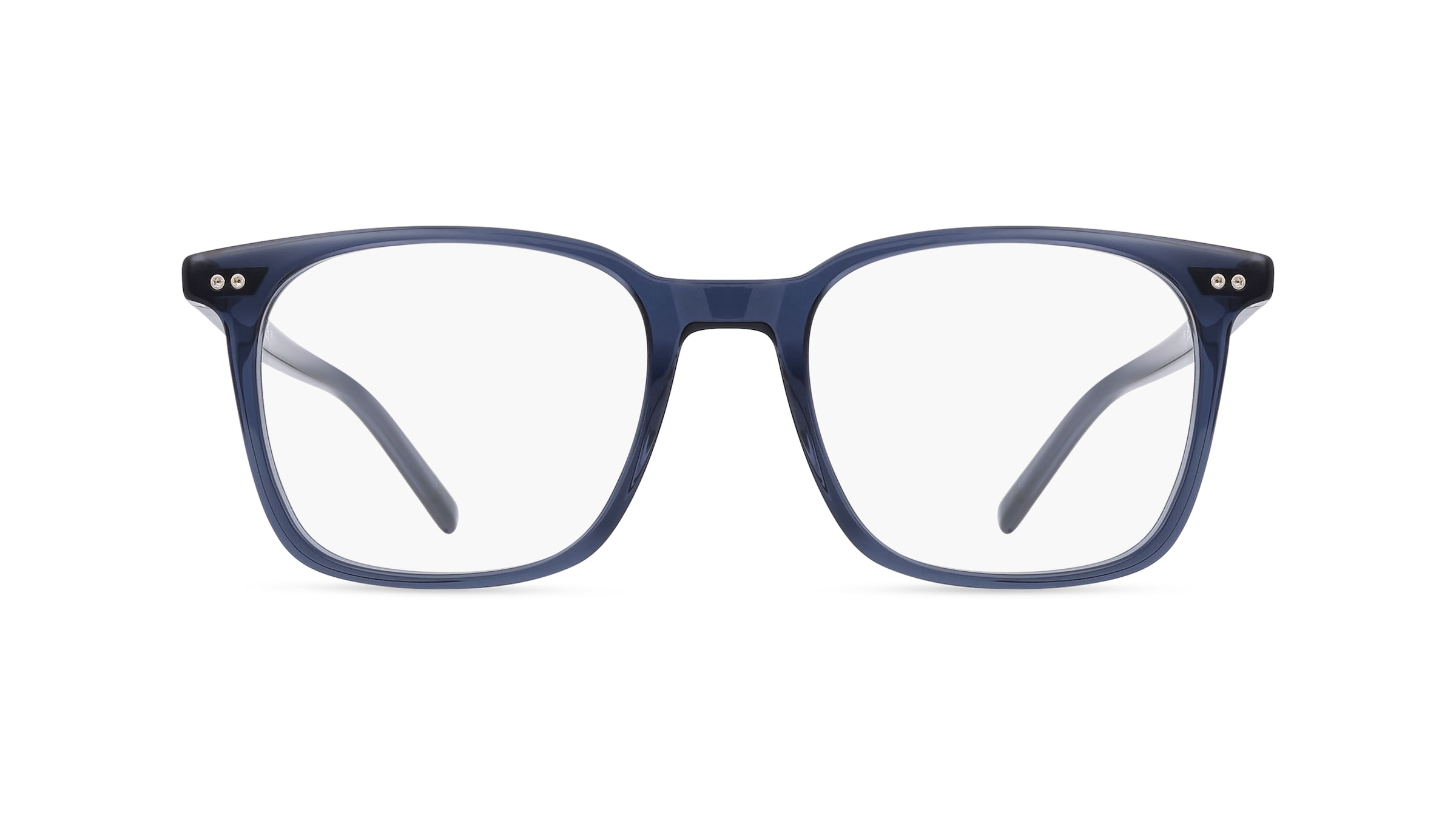 Tommy Hilfiger TH1942 Herren-Brille inkl. Gläser Vollrand Eckig Acetat-Gestell 52mm/19mm/150mm, blau