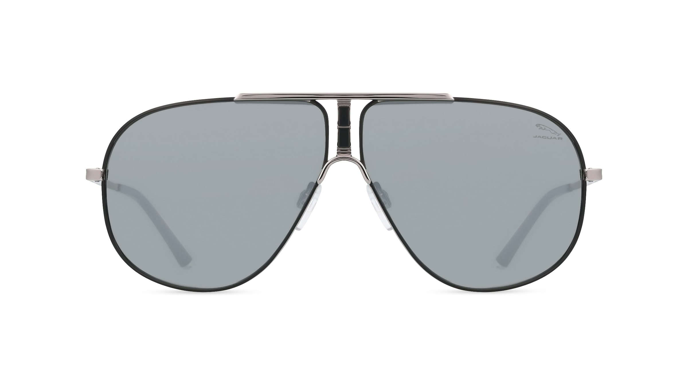 Jaguar J 7502 Herren-Sonnenbrille Vollrand Pilot Metall-Gestell, grau