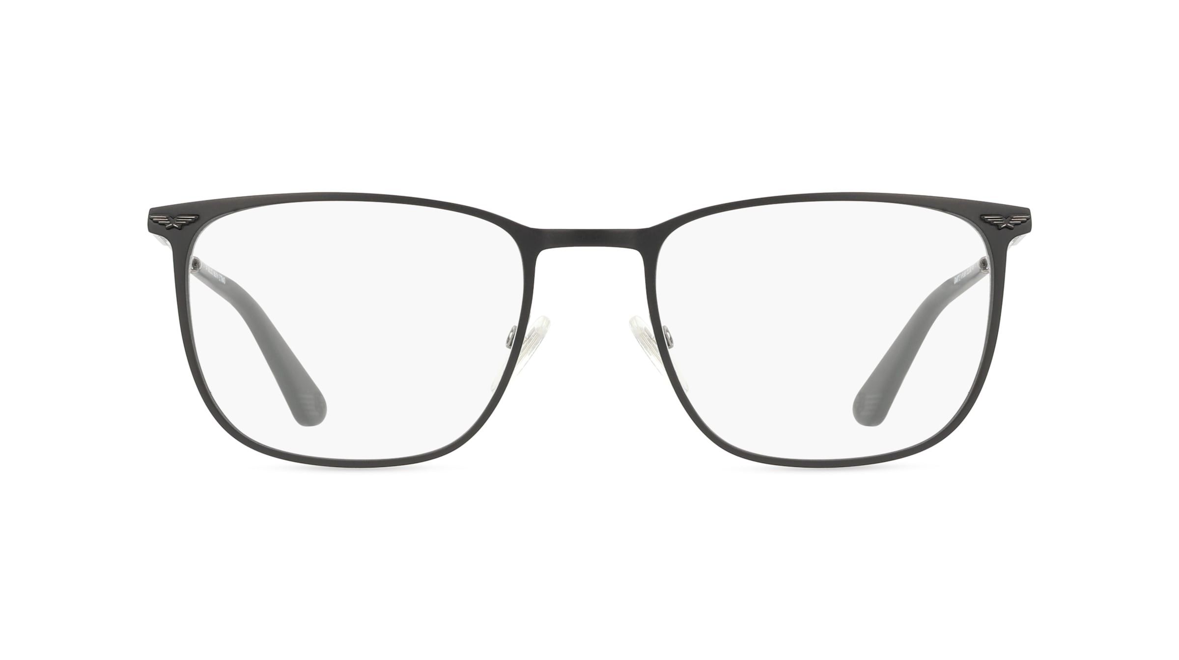 Police POIVPLG68 Herren-Brille inkl. Gläser Vollrand Eckig Metall-Gestell 53mm/19mm/145mm, silber