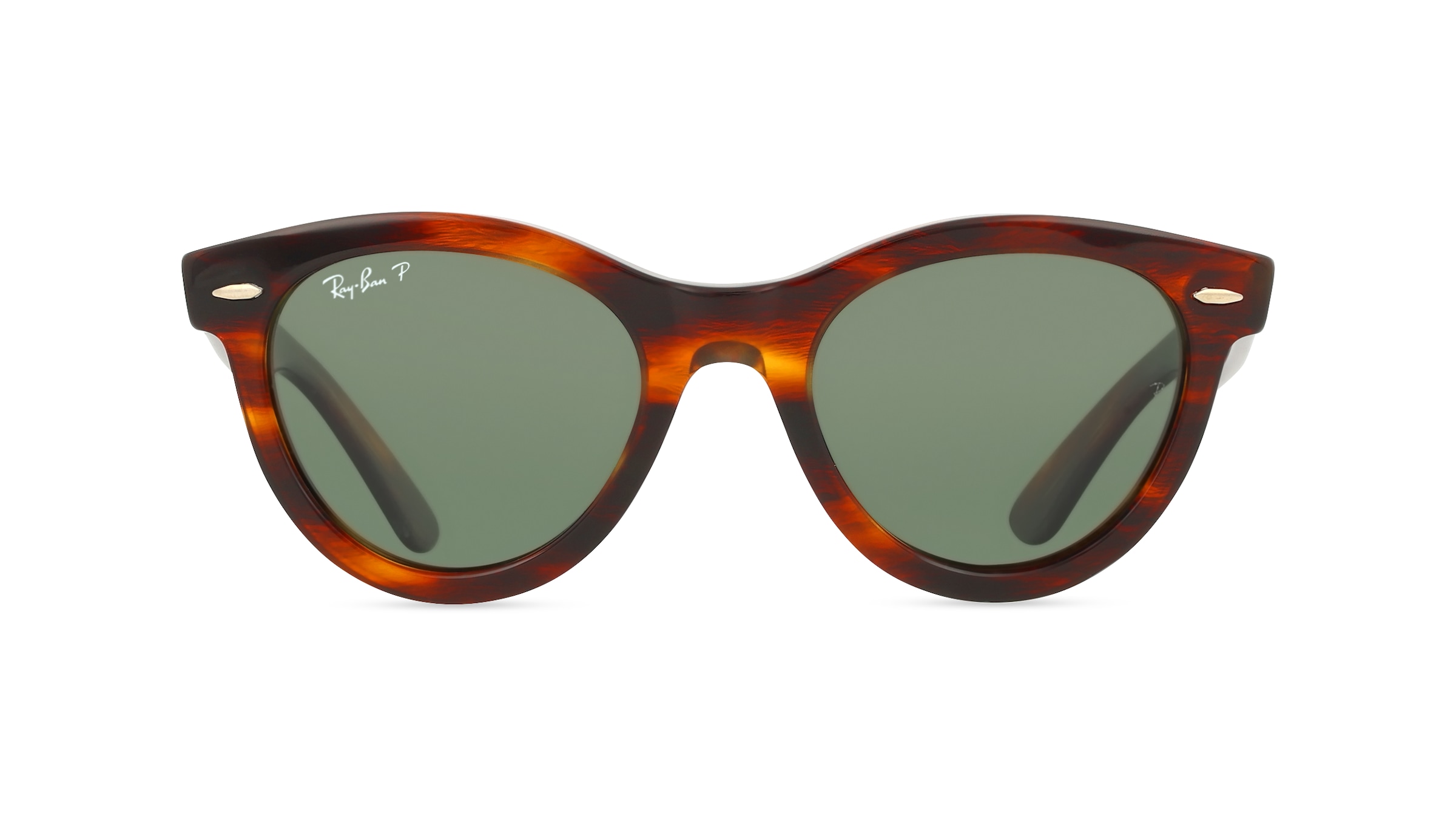 Ray-Ban 0RB2241 Unisex-Sonnenbrille Vollrand Rund Propionat-Gestell, braun
