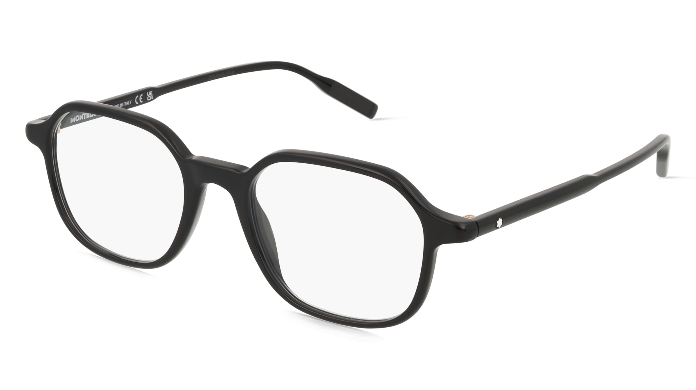 Montblanc MB0292O Unisex-Brille inkl. Gläser Vollrand Quadratisch Acetat-Gestell 51/20/150, Schwarz