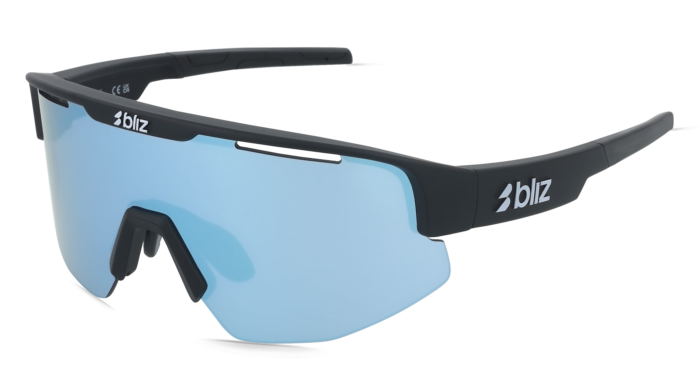 Bliz ZB7007 MATRIX SMALL Unisex-Sonnenbrille Randlos Geometrisch Kunststoff-Gestell, Schwarz