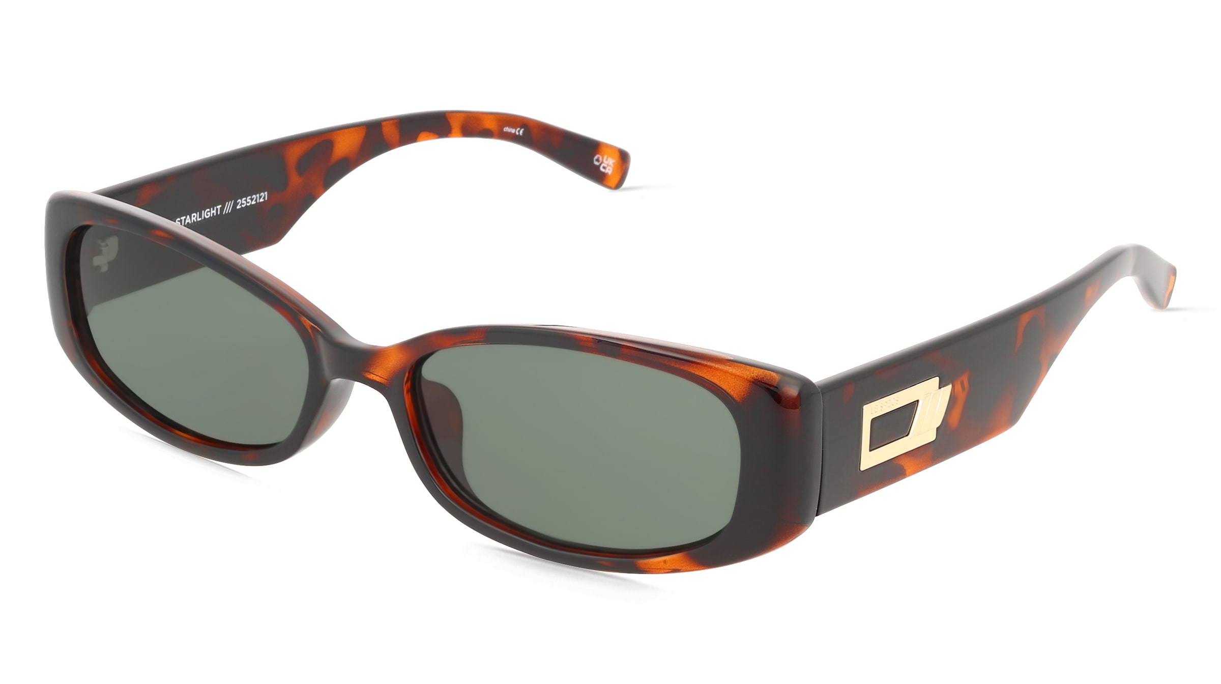 Le Specs STARLIGHT Unisex-Sonnenbrille Vollrand Quadratisch Kunststoff-Gestell, Havanna