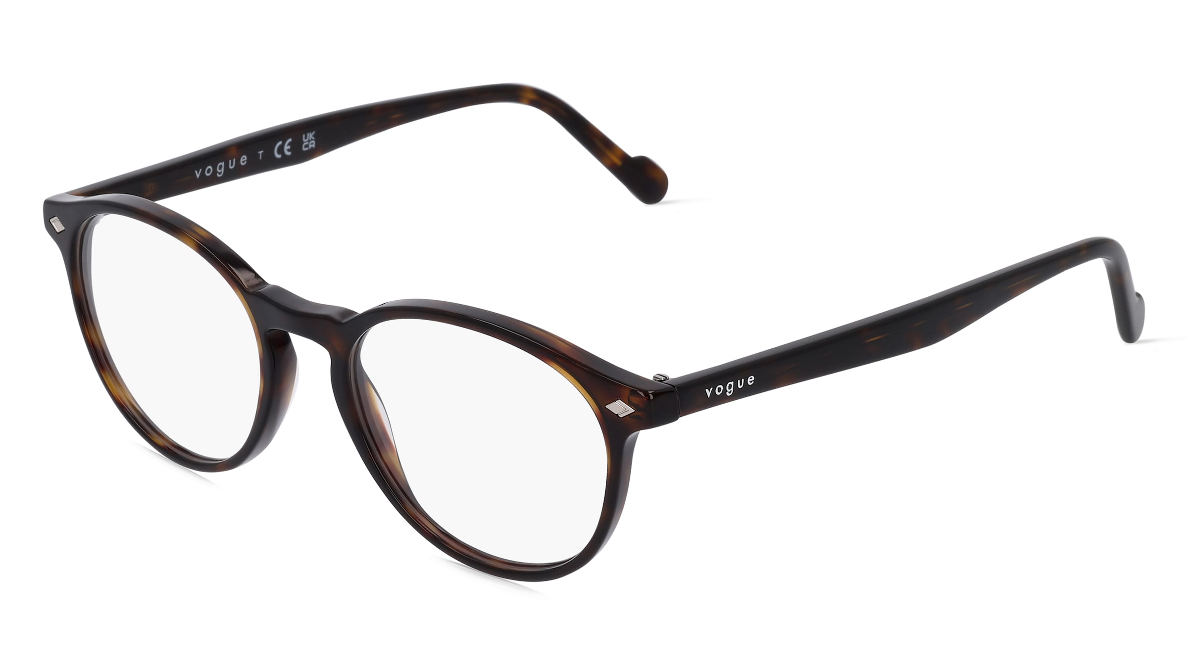 Vogue VO5326 Herren-Brille inkl. Gläser Vollrand Oval Acetat-Gestell 49/19/145, Havanna