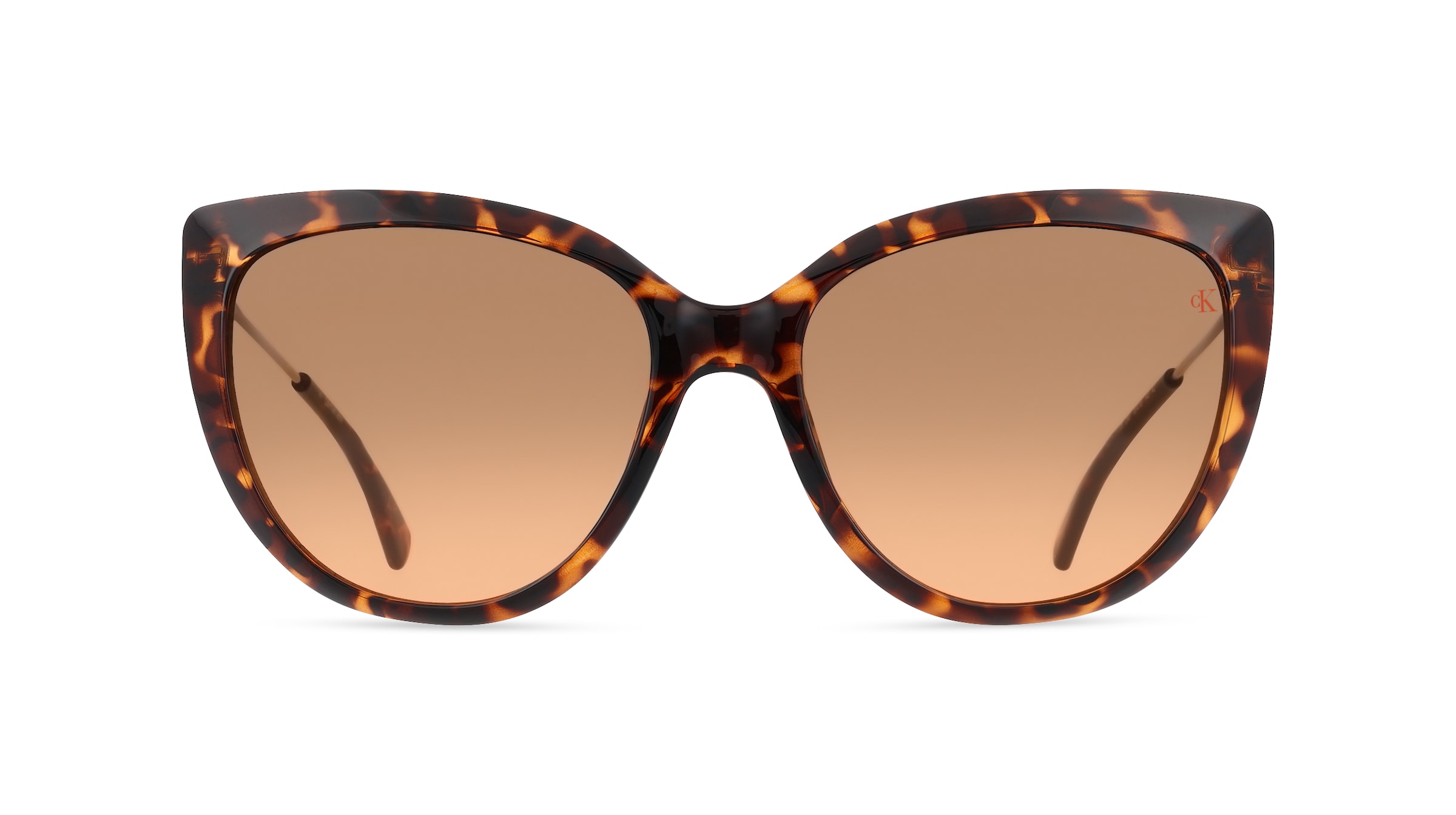 Calvin Klein Jeans CKJ22602S Damen-Sonnenbrille Vollrand Butterfly Kunststoff-Gestell, braun