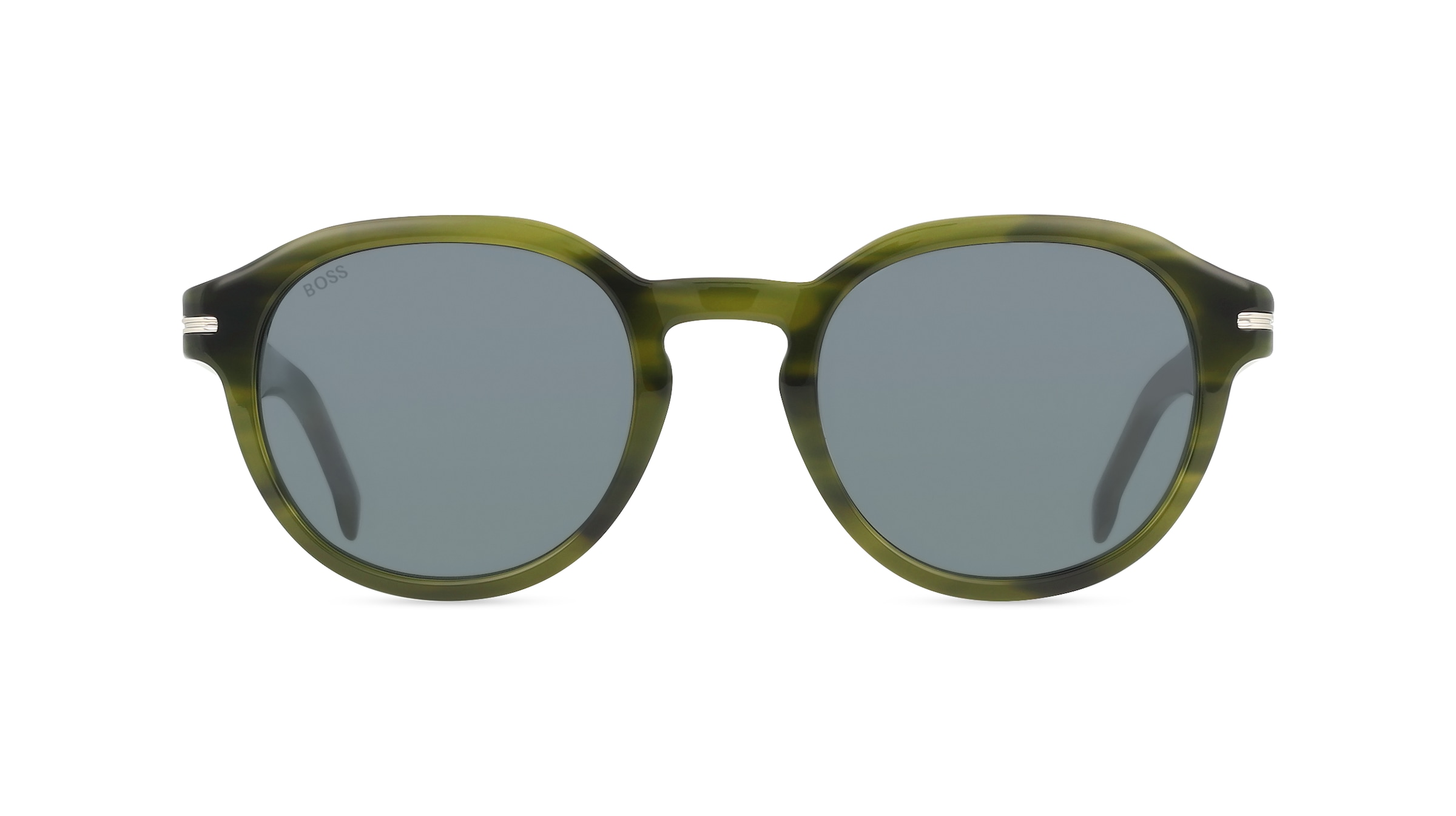 Boss 207548 Herren-Sonnenbrille Vollrand Eckig Acetat-Gestell, grün