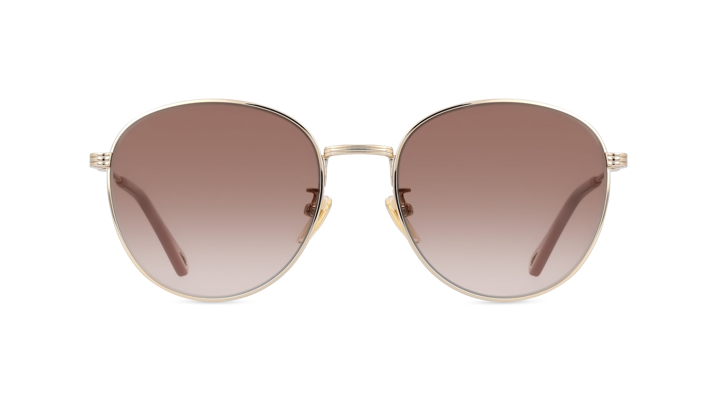 Chloé CH0181SK Damen-Sonnenbrille Vollrand Panto Metall-Gestell, gold