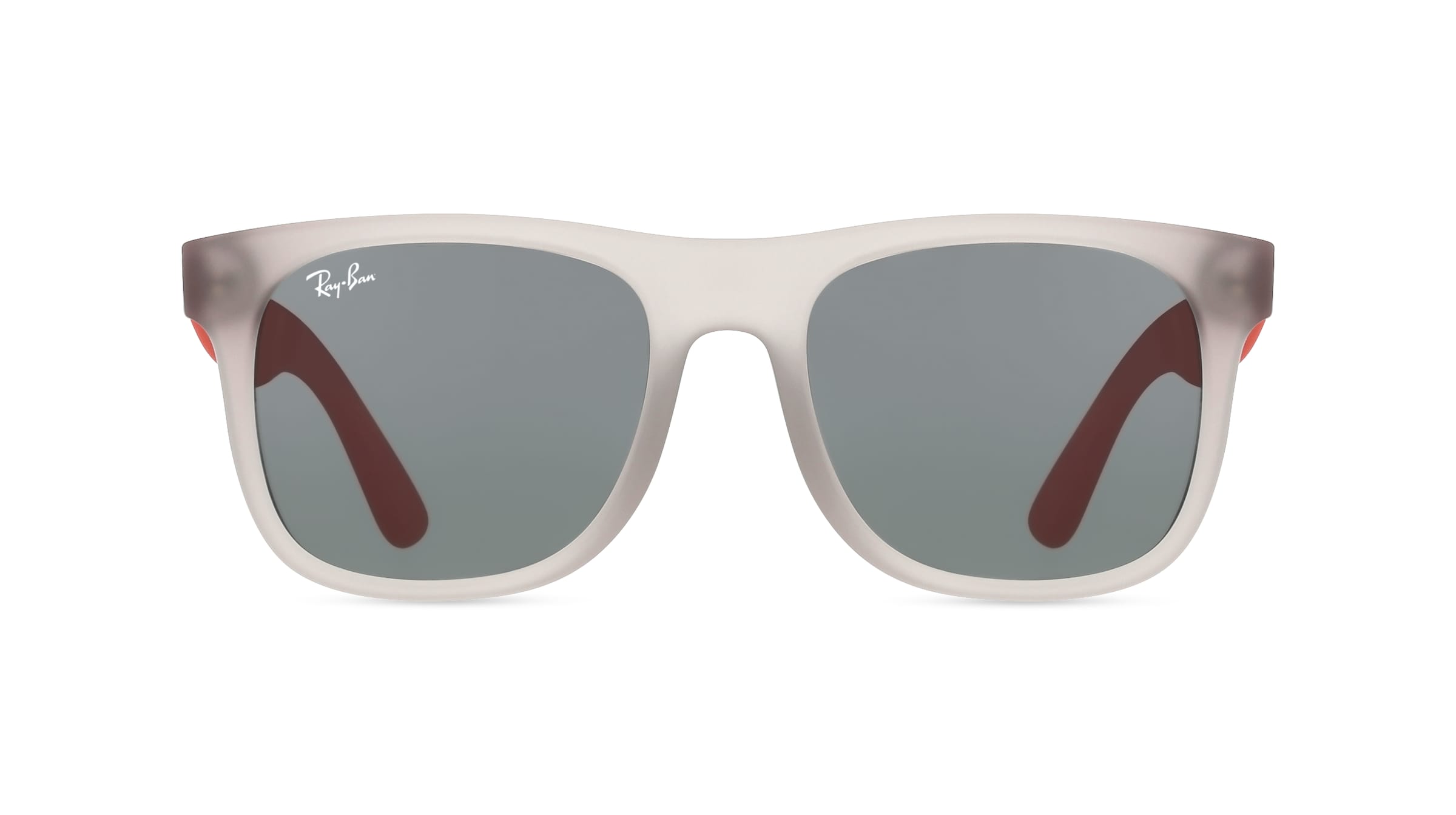 Ray-Ban Junior RJ9069S JUSTIN Jugend-Sonnenbrille Vollrand Eckig Kunststoff-Gestell, grau