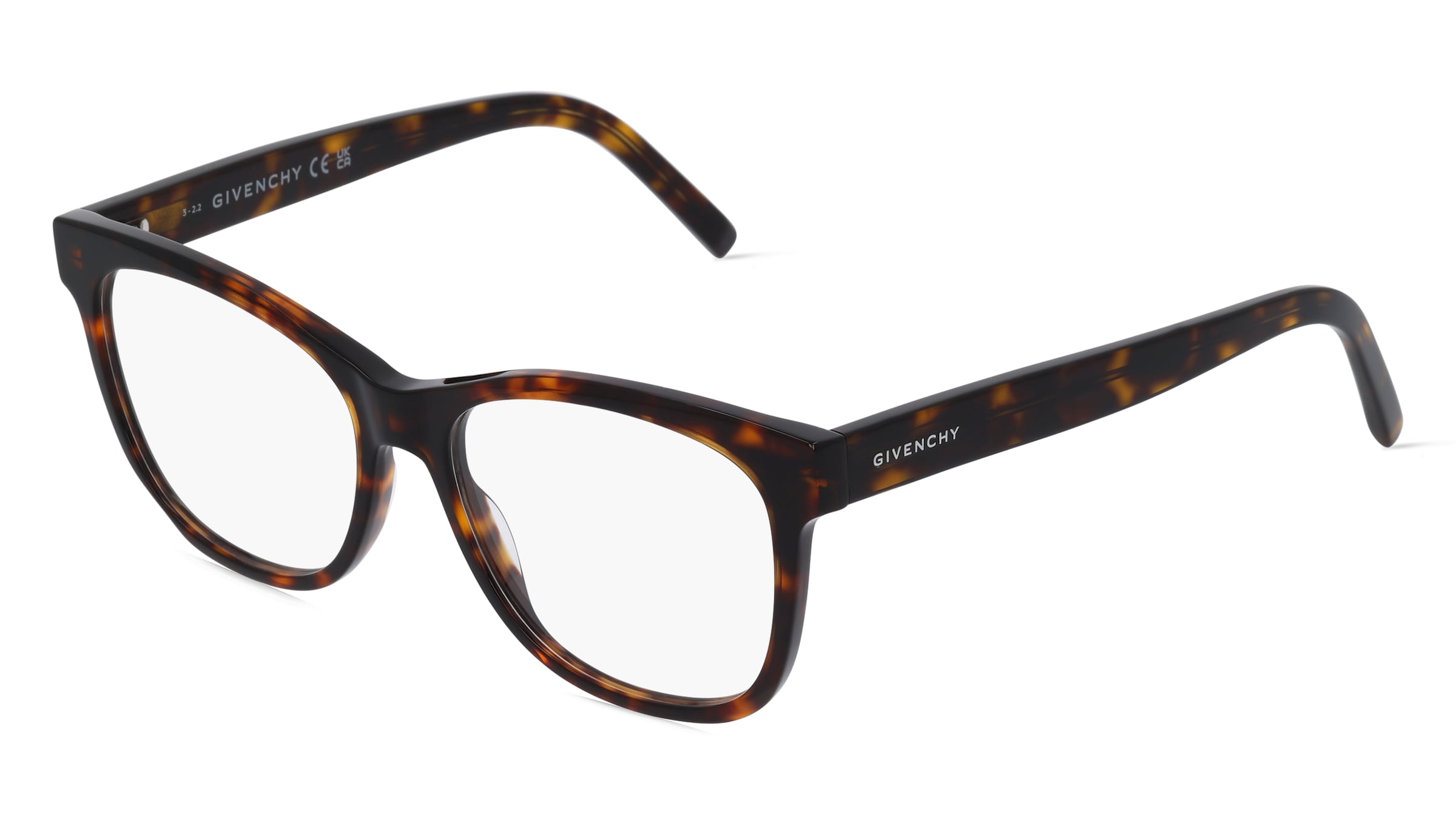 Givenchy GV50027I Unisex-Brille inkl. Gläser Vollrand Butterfly Acetat-Gestell 54/16/145, Havanna