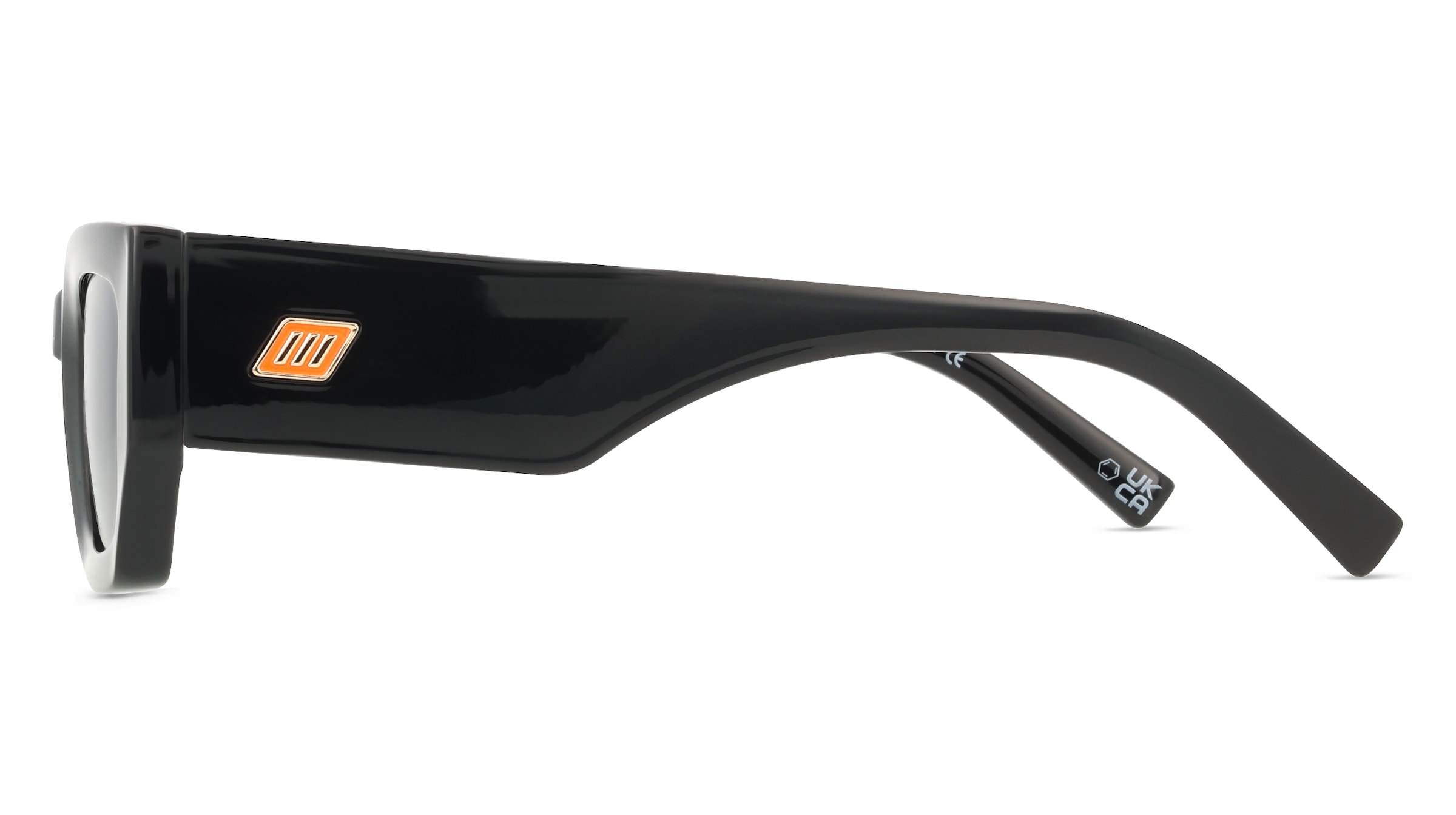 Thumbnail - Le Specs BEACHCOMBER Damen-Sonnenbrille Vollrand Quadratisch Polycarbonat-Gestell, schwarz