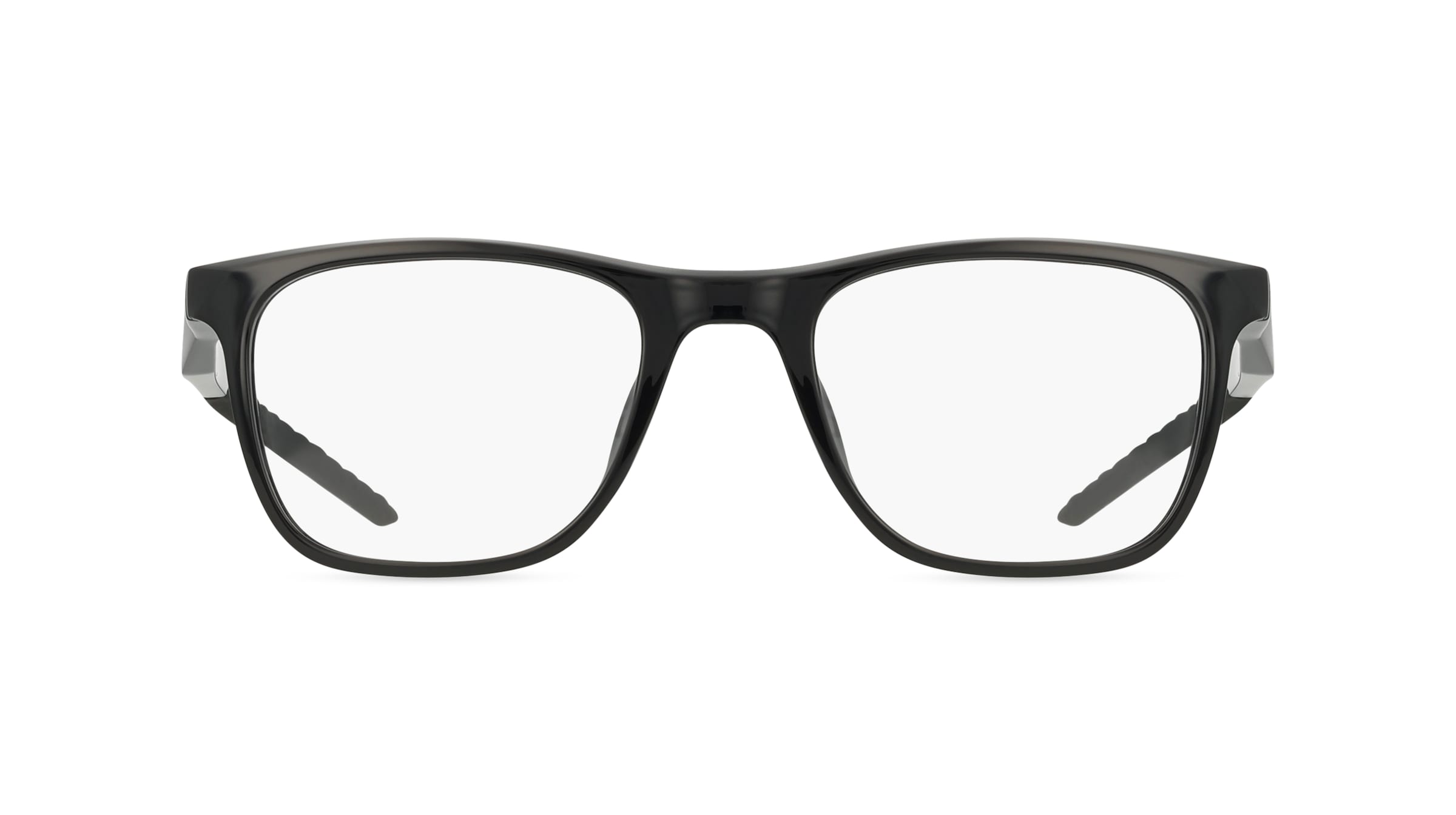 Nike 7056 Unisex-Brille inkl. Gläser Vollrand Eckig Acetat-Gestell 53mm/20mm/145mm, schwarz