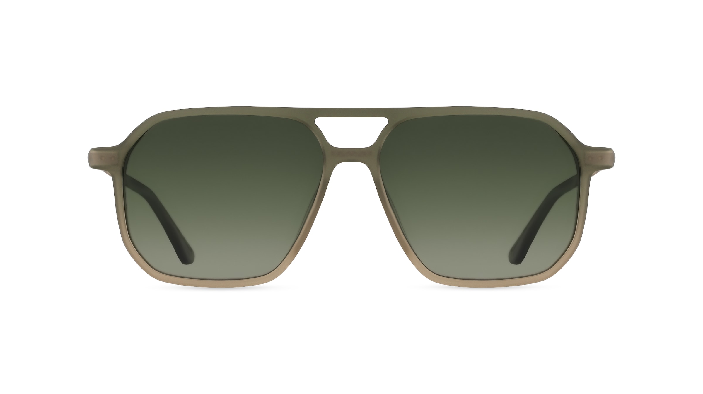 Woodfellas 11728 Herren-Sonnenbrille Vollrand Pilot Acetat-Gestell, grün