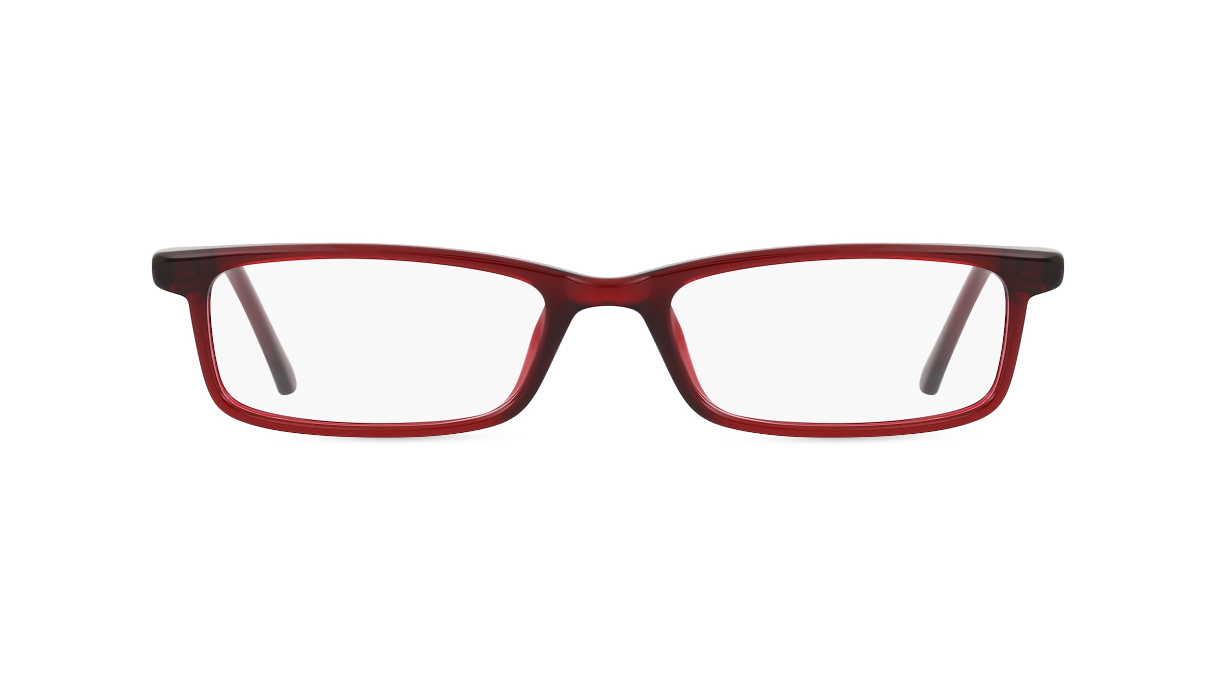 Fielmann MC 599 CL Unisex-Brille inkl. Gläser Vollrand Eckig Propionat-Gestell 50mm/16mm/135mm, rot