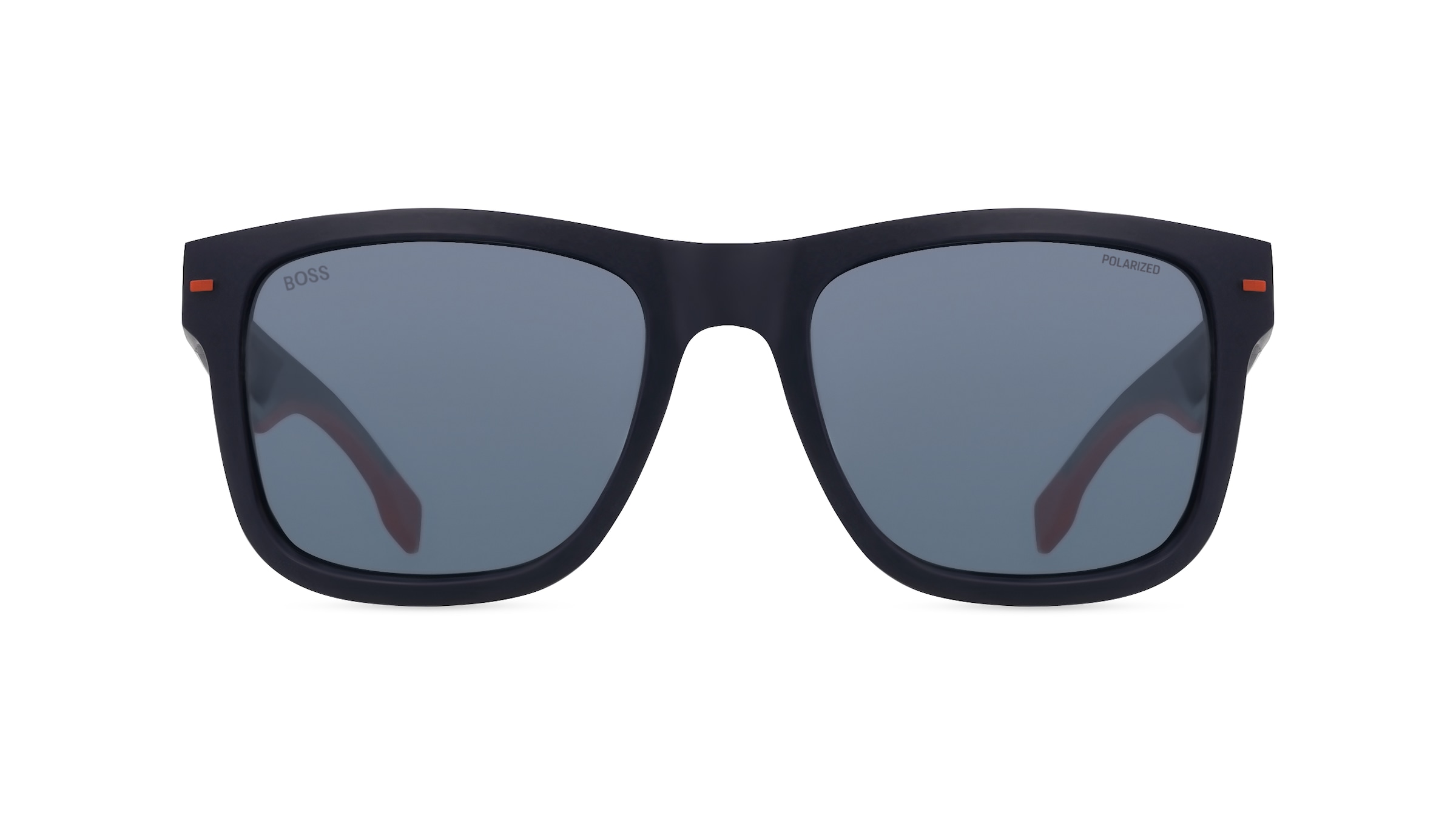 Boss 1496/S Herren-Sonnenbrille Vollrand Eckig Kunststoff-Gestell, blau