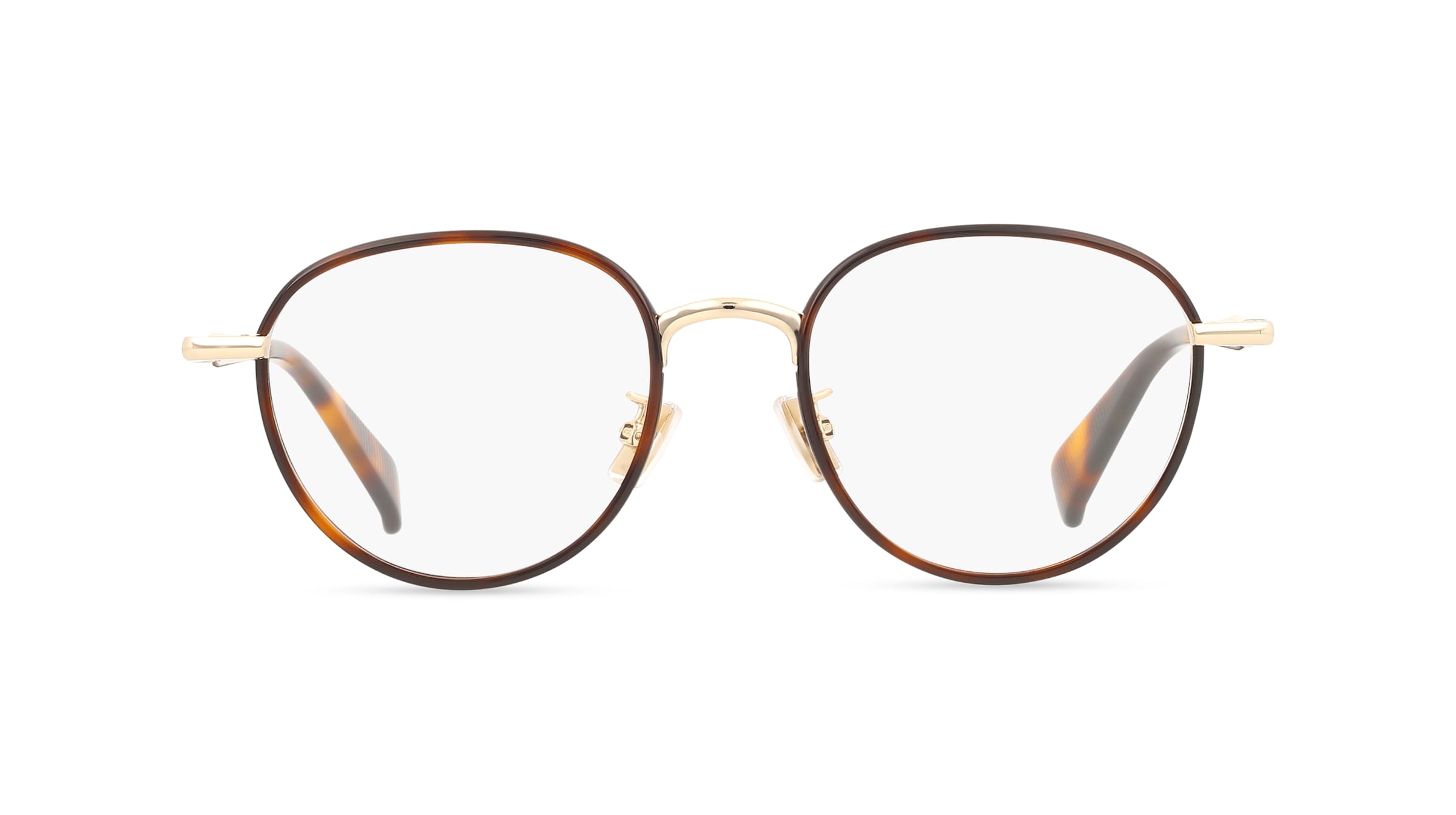 Kenzo KZ50223U BOKE FLOWER Unisex-Brille inkl. Gläser Vollrand Rund Metall-Gestell 49/18/145, Gelb