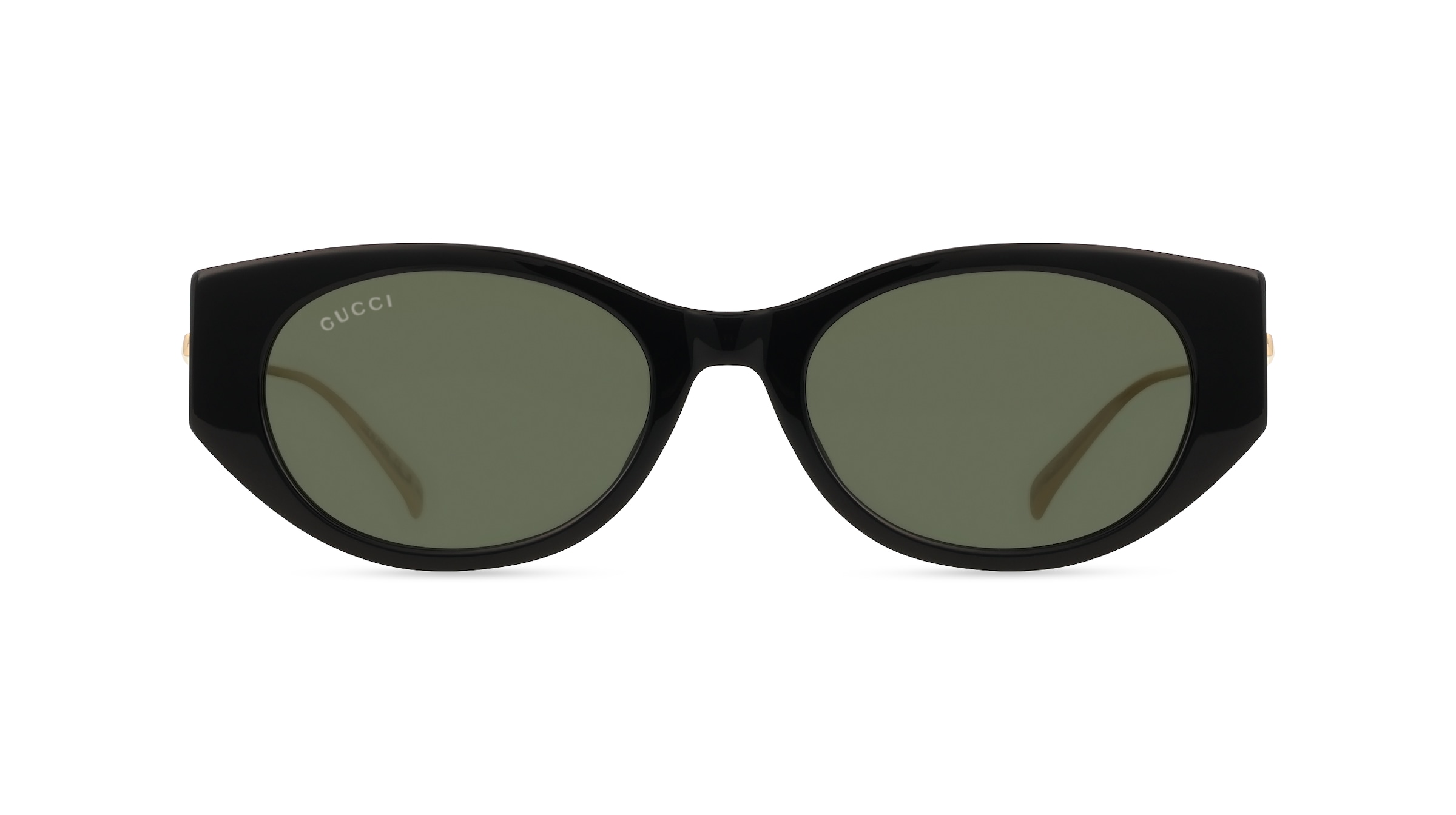 Gucci GG1970SA Damen-Sonnenbrille Vollrand Cat Eye Acetat-Gestell, schwarz