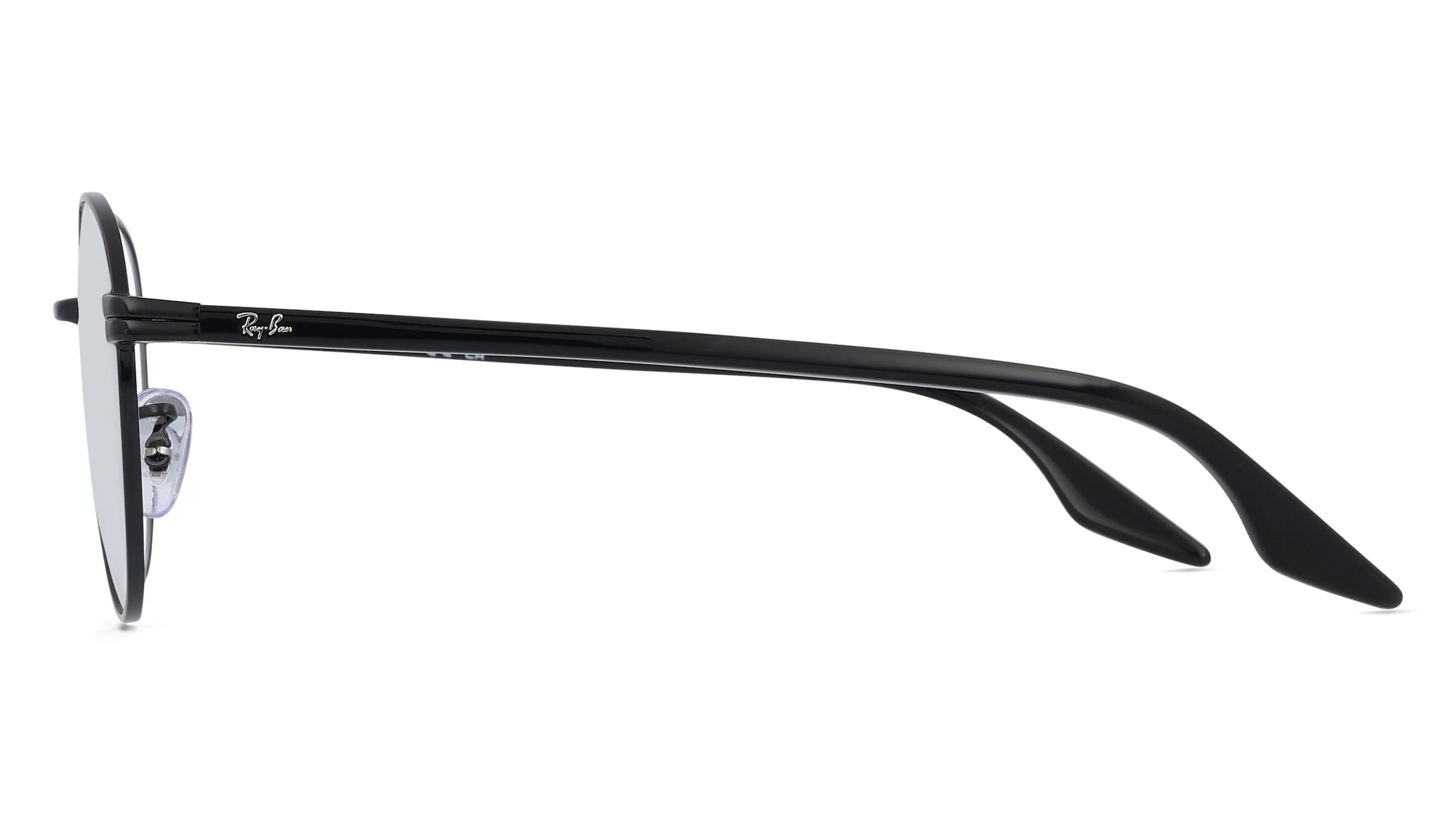 Thumbnail - Ray-Ban RB 3691 V Unisex-Brille inkl. Gläser Vollrand Panto Metall-Gestell 48mm/21mm/145mm, schwarz
