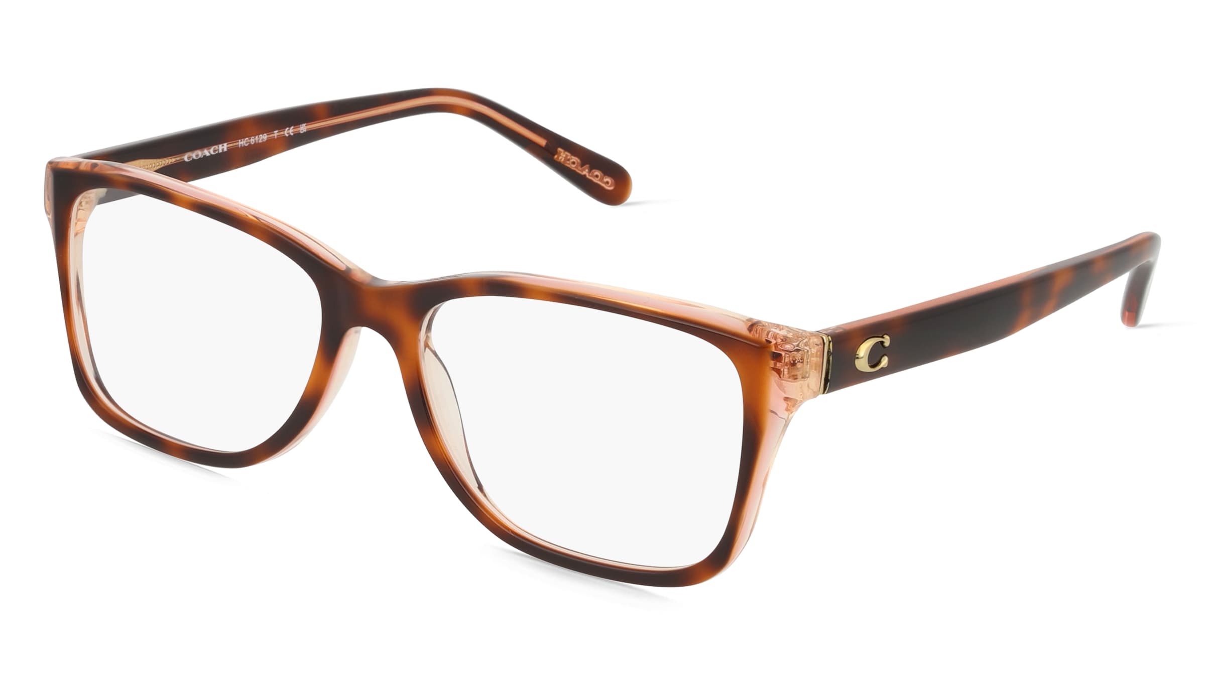 Coach HC6129 Damen-Brille inkl. Gläser Vollrand Quadratisch Acetat-Gestell 54/16/140, Grün