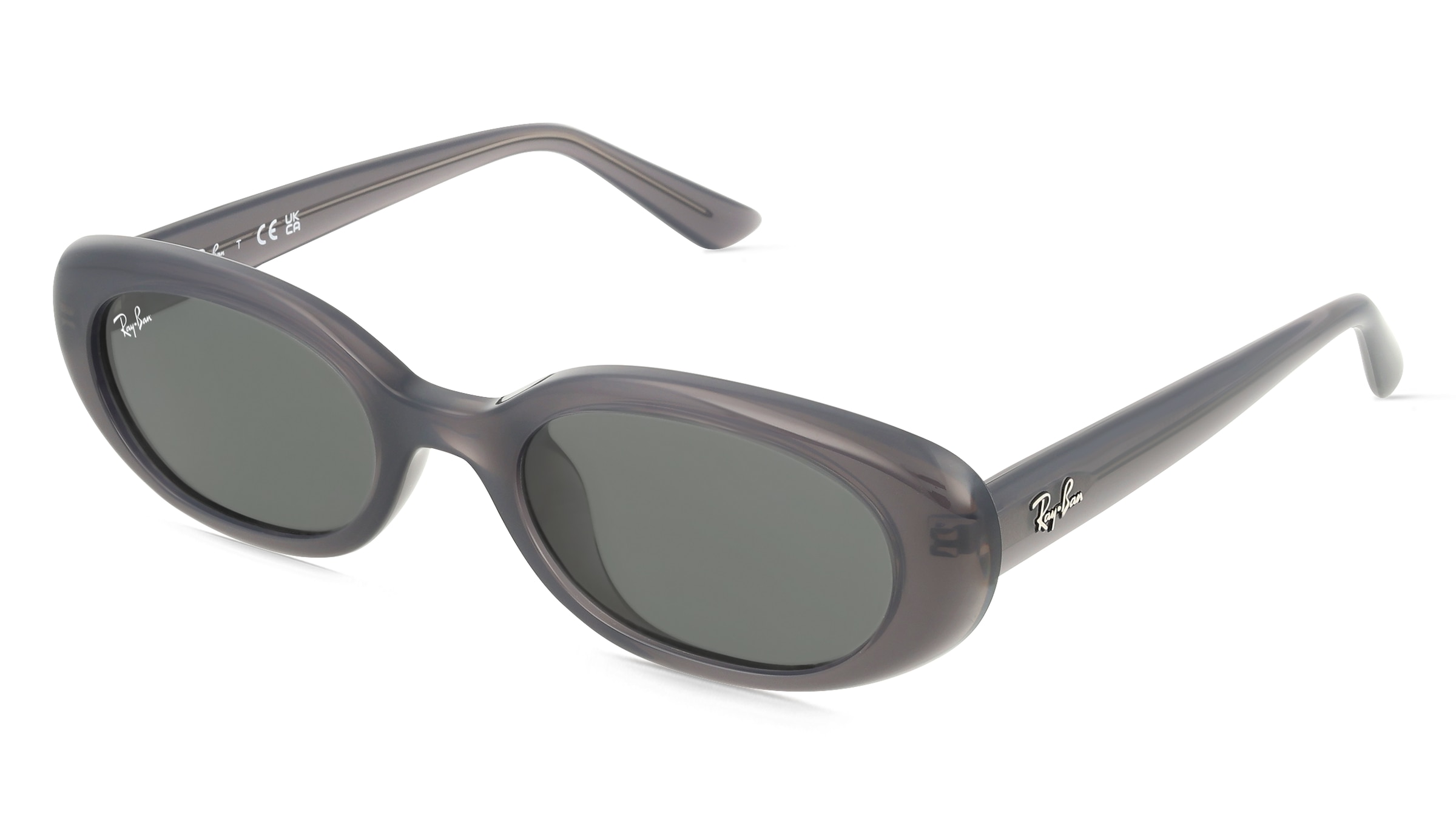Ray-Ban 0RB4441D Unisex-Sonnenbrille Vollrand Quadratisch Kunststoff-Gestell, Grau