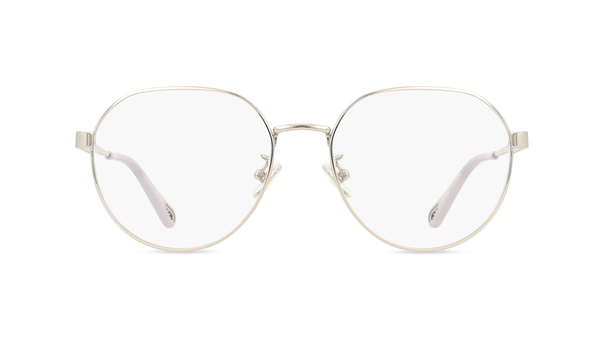 Chloé CH0275OA Damen-Brille inkl. Gläser Vollrand Rund Metall-Gestell 54mm/17mm/145mm, Silber