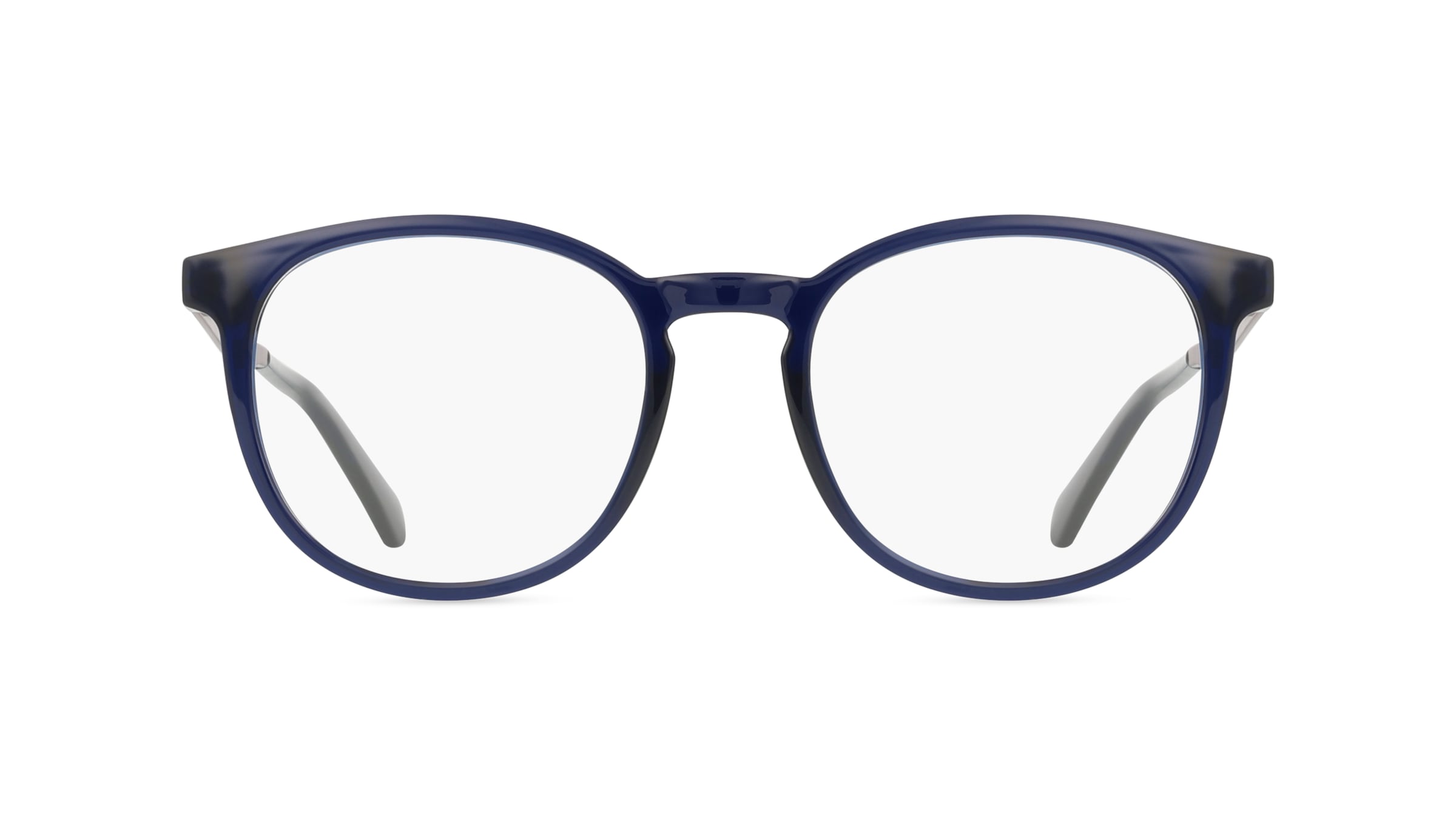 Calvin Klein Jeans CKJ22614 Unisex-Brille inkl. Gläser Vollrand Rund Kunststoff-Gestell 51mm/20mm/145mm, blau