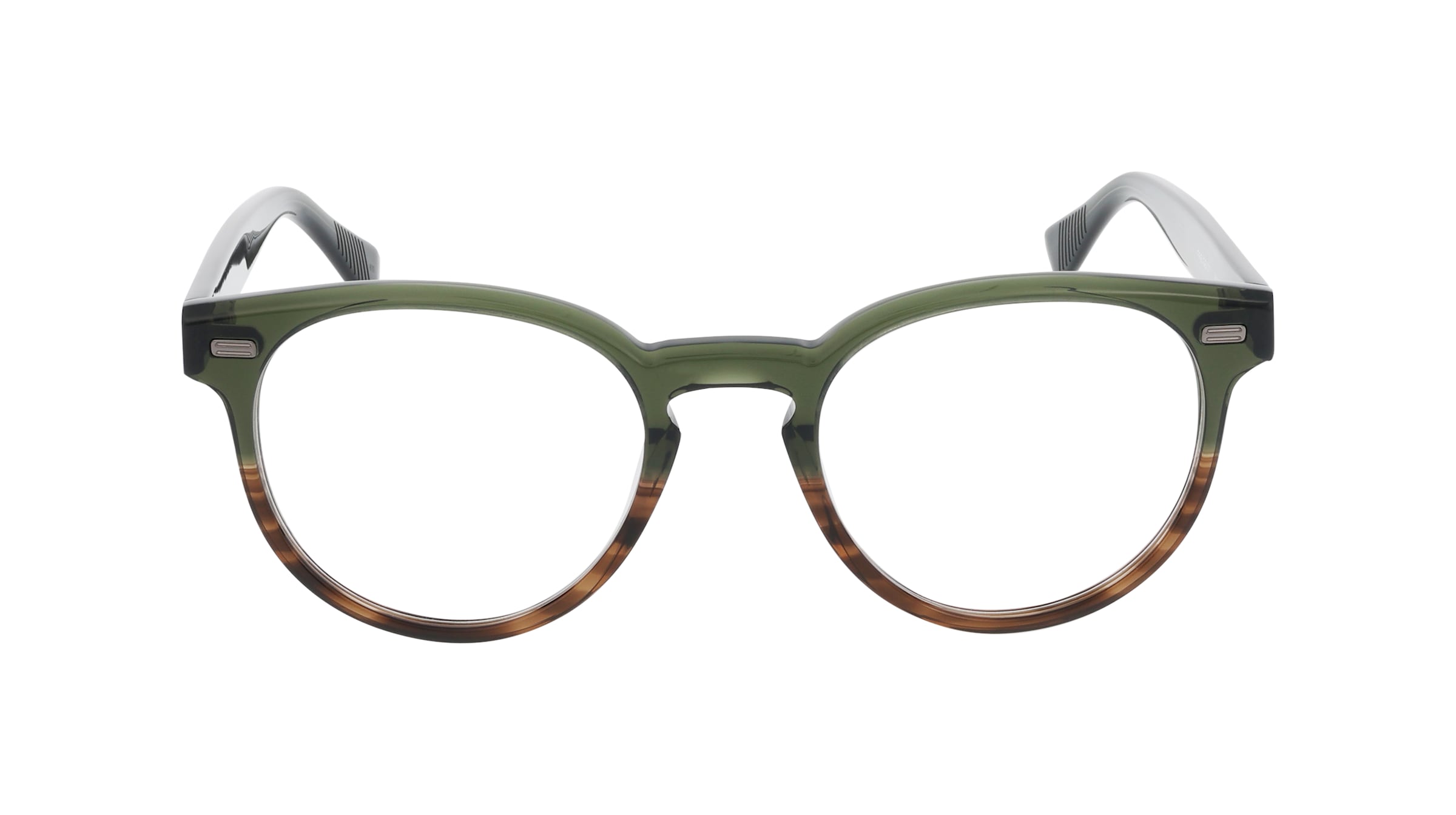 FREIGEIST 863048 Herren-Brille inkl. Gläser Vollrand Panto Kunststoff-Gestell 54/22/155, grün