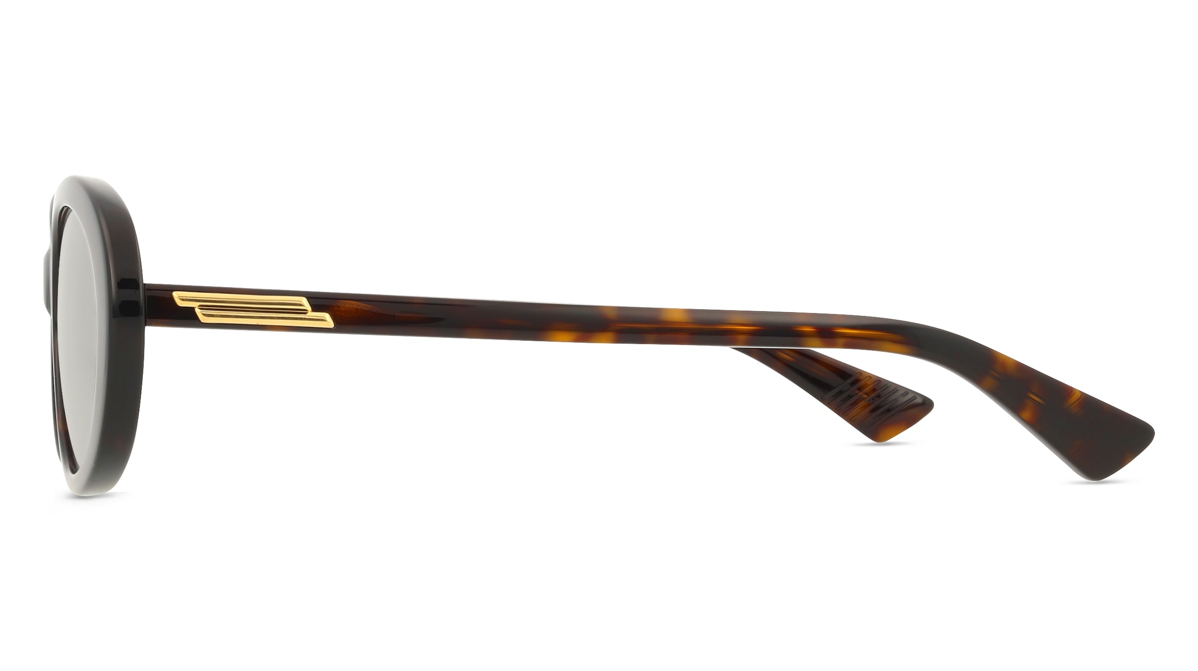 Thumbnail - Bottega Veneta BV1415SK Damen-Sonnenbrille Vollrand Rund Acetat-Gestell, braun