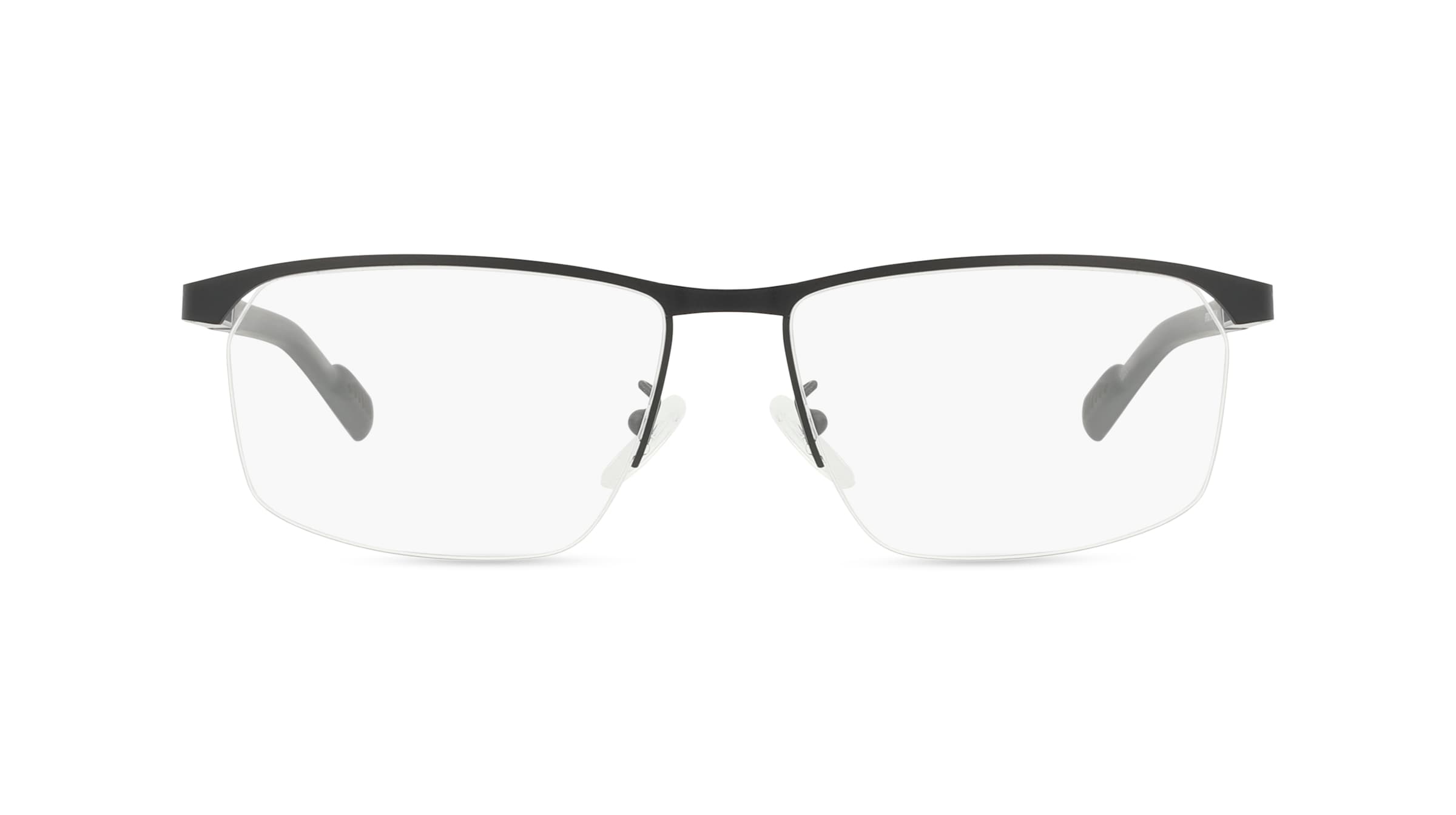 Adidas SP5050 Herren-Brille inkl. Gläser Vollrand Eckig Metall-Gestell 55mm/16mm/145mm, schwarz