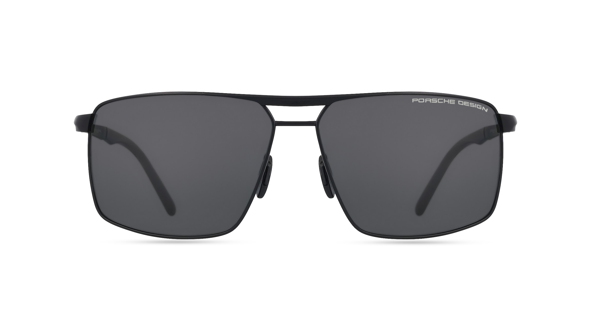 Porsche Design 8918 Herren-Sonnenbrille Vollrand Pilot Metall-Gestell, schwarz