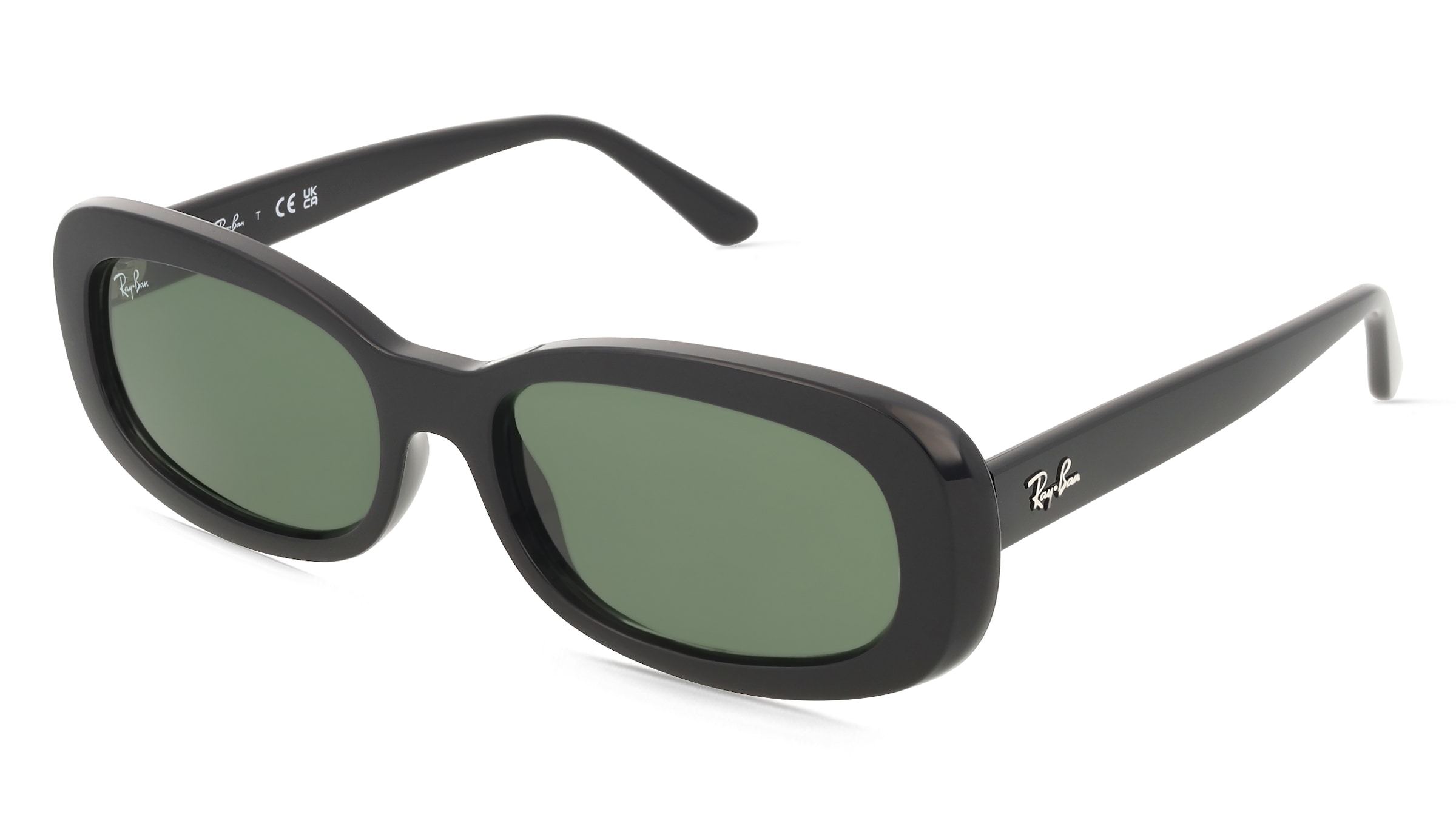 Ray-Ban 0RB2221 Damen-Sonnenbrille Vollrand Oval Kunststoff-Gestell, Schwarz
