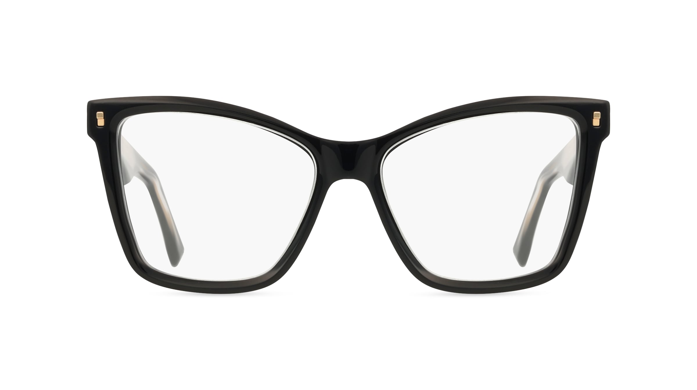 Dsquared2	 D2 0059 Damen-Brille inkl. Gläser Vollrand Butterfly Acetat-Gestell 54mm/16mm/145mm, schwarz