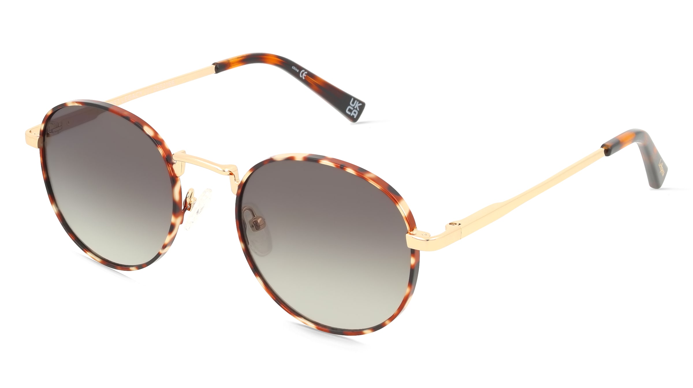 Le Specs LSU2552166 LOST LEGACY Unisex-Sonnenbrille Vollrand Rund Metall-Gestell, Gold