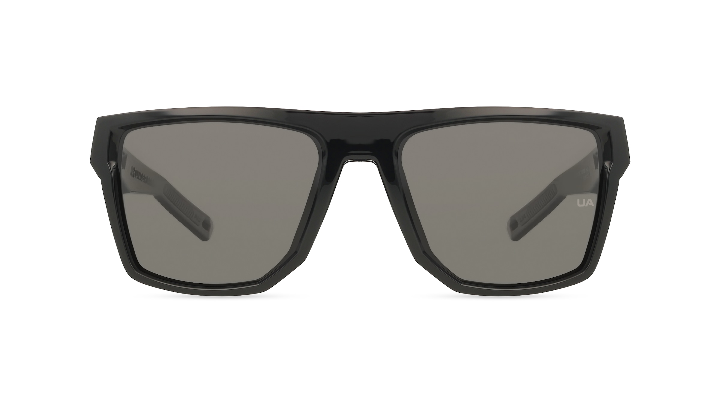 Under Armour UA LAUNCH 2/G Herren-Sonnenbrille Vollrand Rechteckig Kunststoff-Gestell, Schwarz
