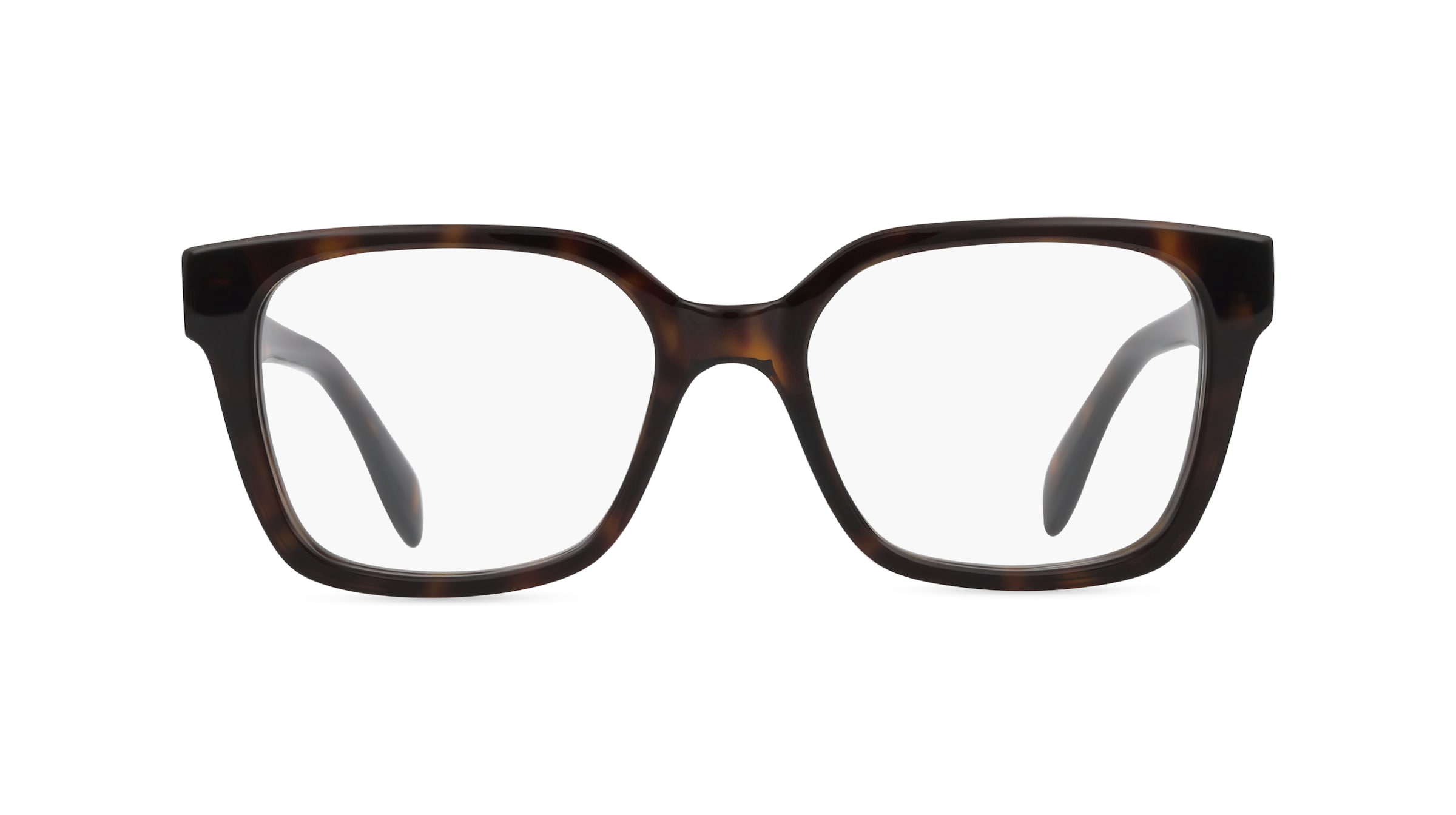 Alexander McQueen AM0358O Unisex-Brille inkl. Gläser Vollrand Eckig Kunststoff-Gestell 52mm/18mm/145mm, braun