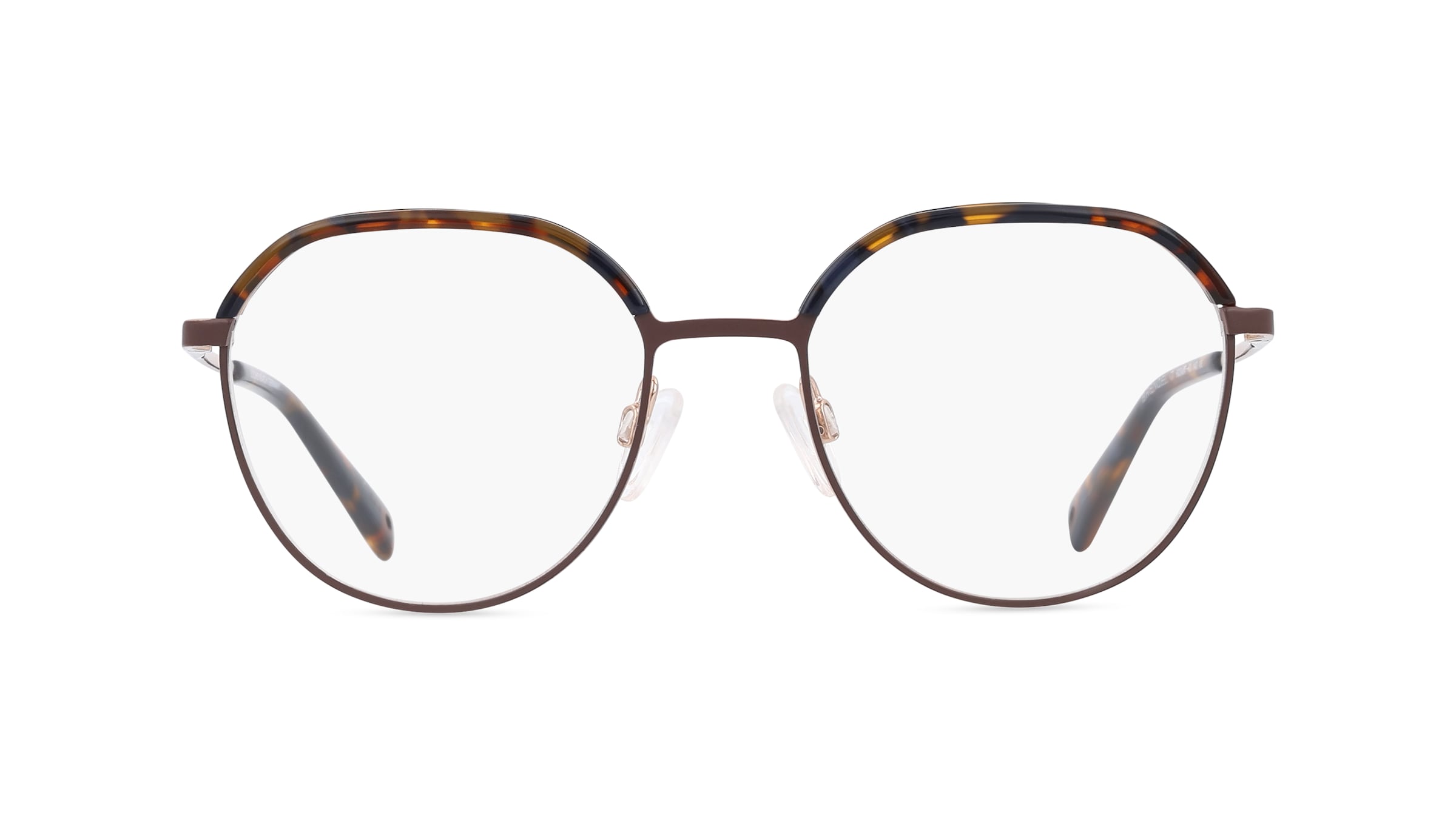 Brendel eyewear 902407 Damen-Brille inkl. Gläser Vollrand Panto Metall-Gestell 50mm/18mm/140mm, braun