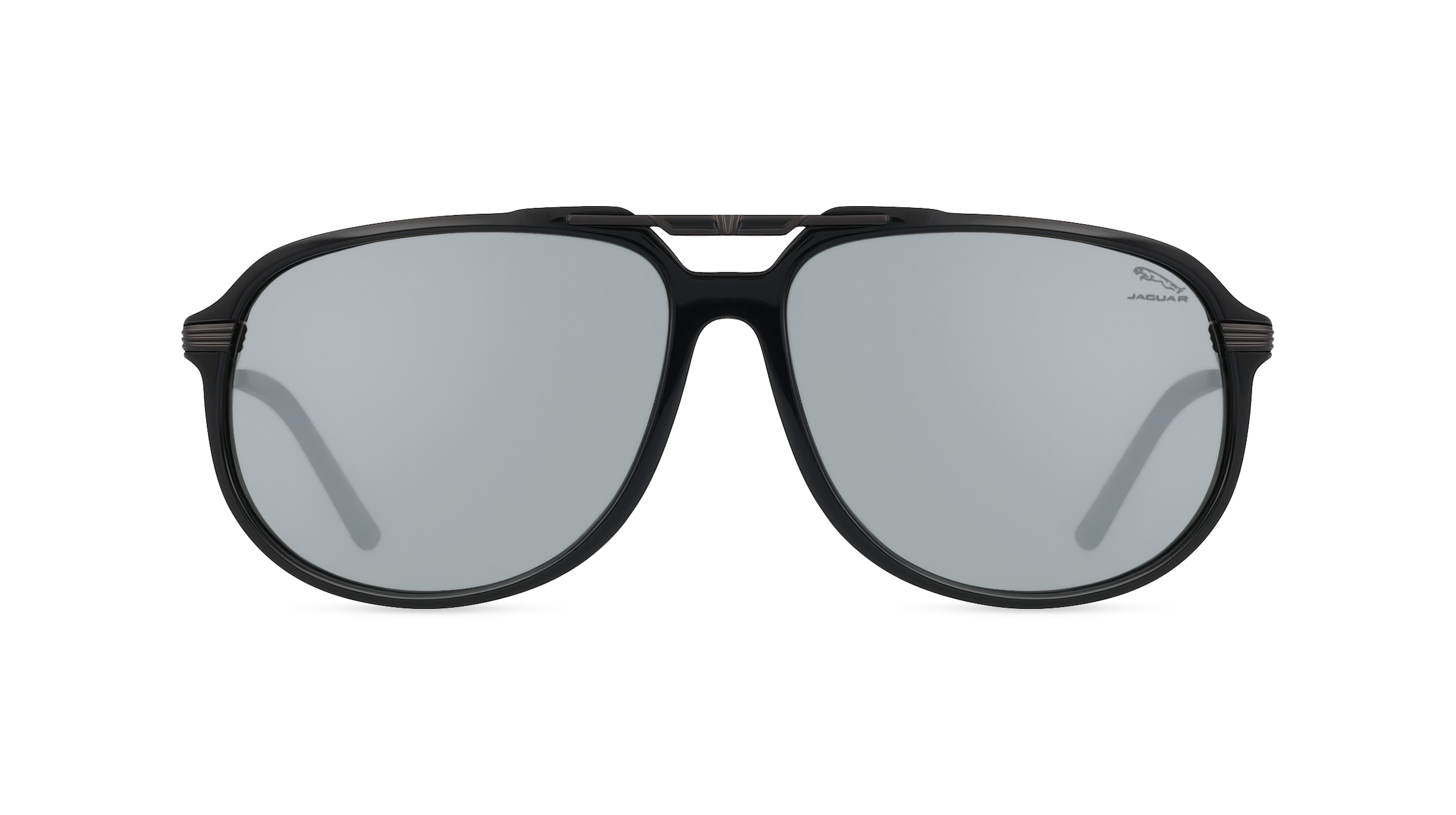 Jaguar J 7258 Herren-Sonnenbrille Vollrand Pilot Kunststoff-Gestell, schwarz