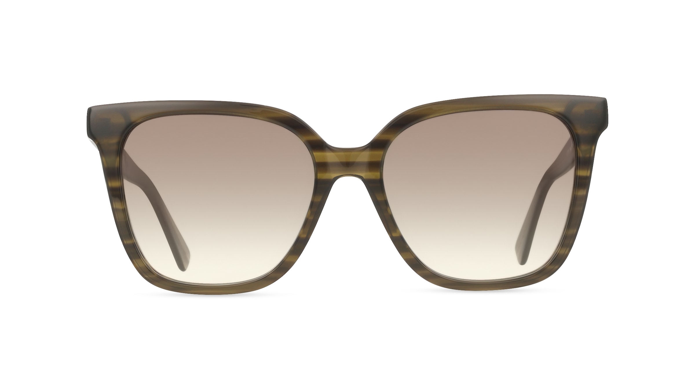 Longchamp LO772S Damen-Sonnenbrille Vollrand Butterfly Acetat-Gestell, grün