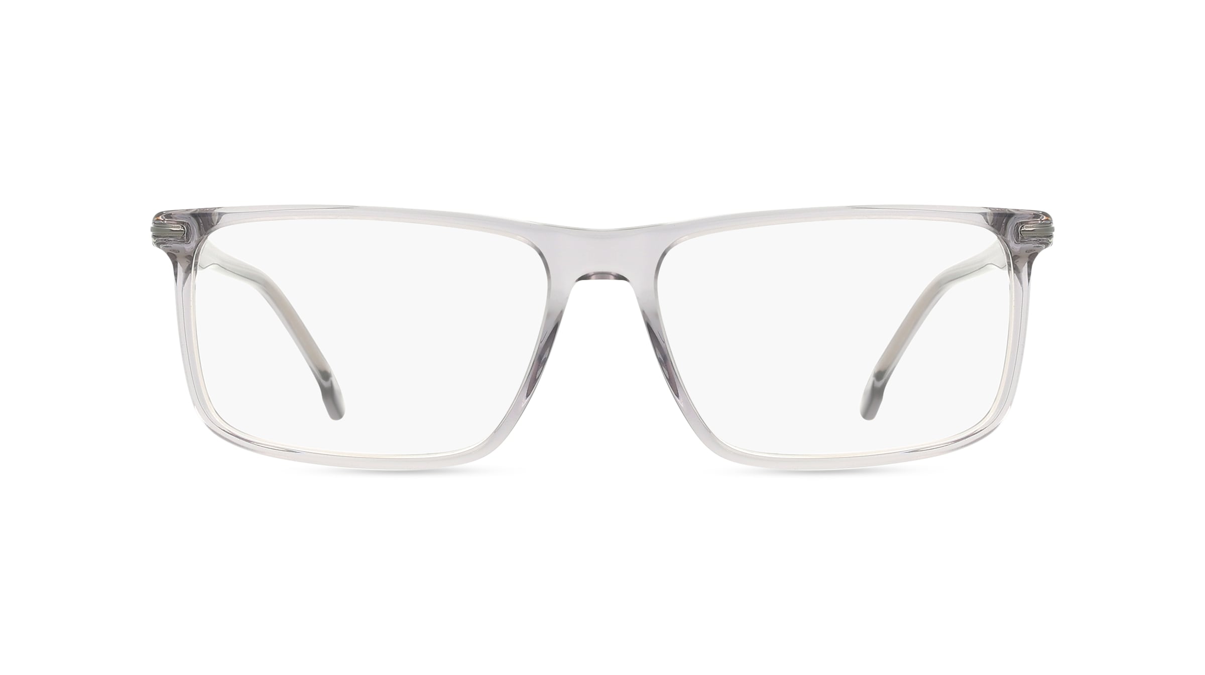 Carrera 108974 Herren-Brille inkl. Gläser Vollrand Eckig Acetat-Gestell 37mm/16mm/150mm, Grau