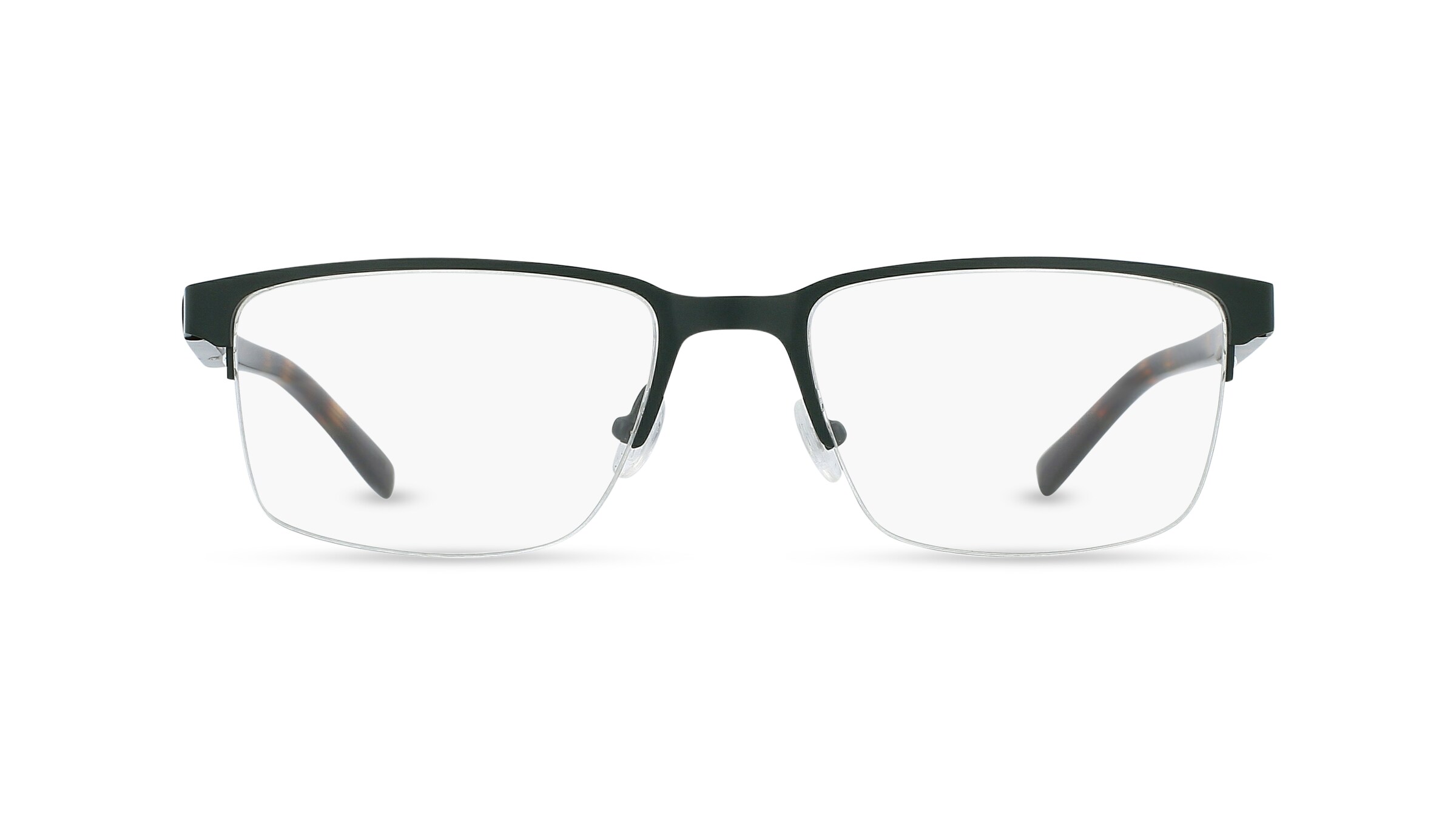 Lacoste L 2279 Herren-Brille inkl. Gläser Halbrand Eckig Metall-Gestell 55mm/19mm/145mm, grau