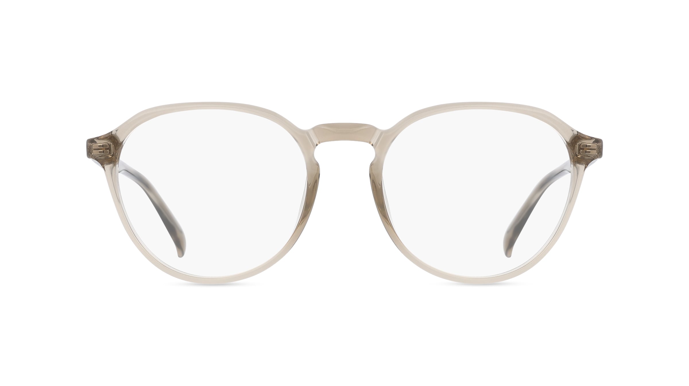 Fielmann BD 536 CL Unisex-Brille inkl. Gläser Vollrand Panto Propionat-Gestell 50mm/19mm/145mm, gelb