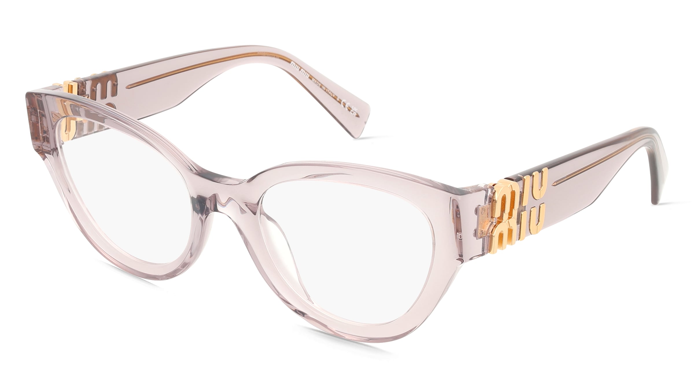 Miu Miu MU01VV Damen-Brille inkl. Gläser Vollrand Panto Acetat-Gestell 52/21/135, Lila