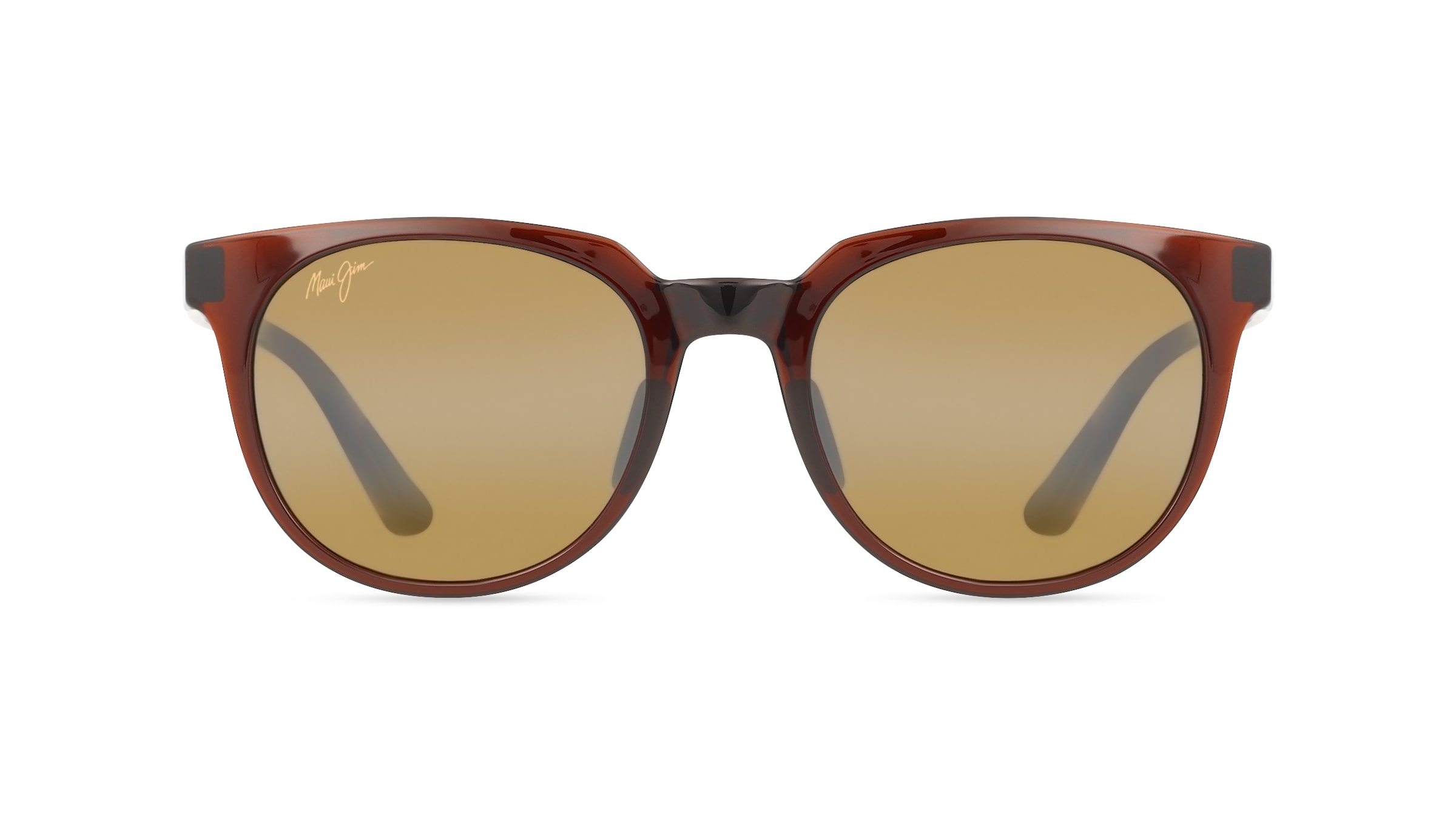 Maui Jim MJ0454S Wailua Unisex-Sonnenbrille Vollrand Quadratisch Kunststoff-Gestell, Braun