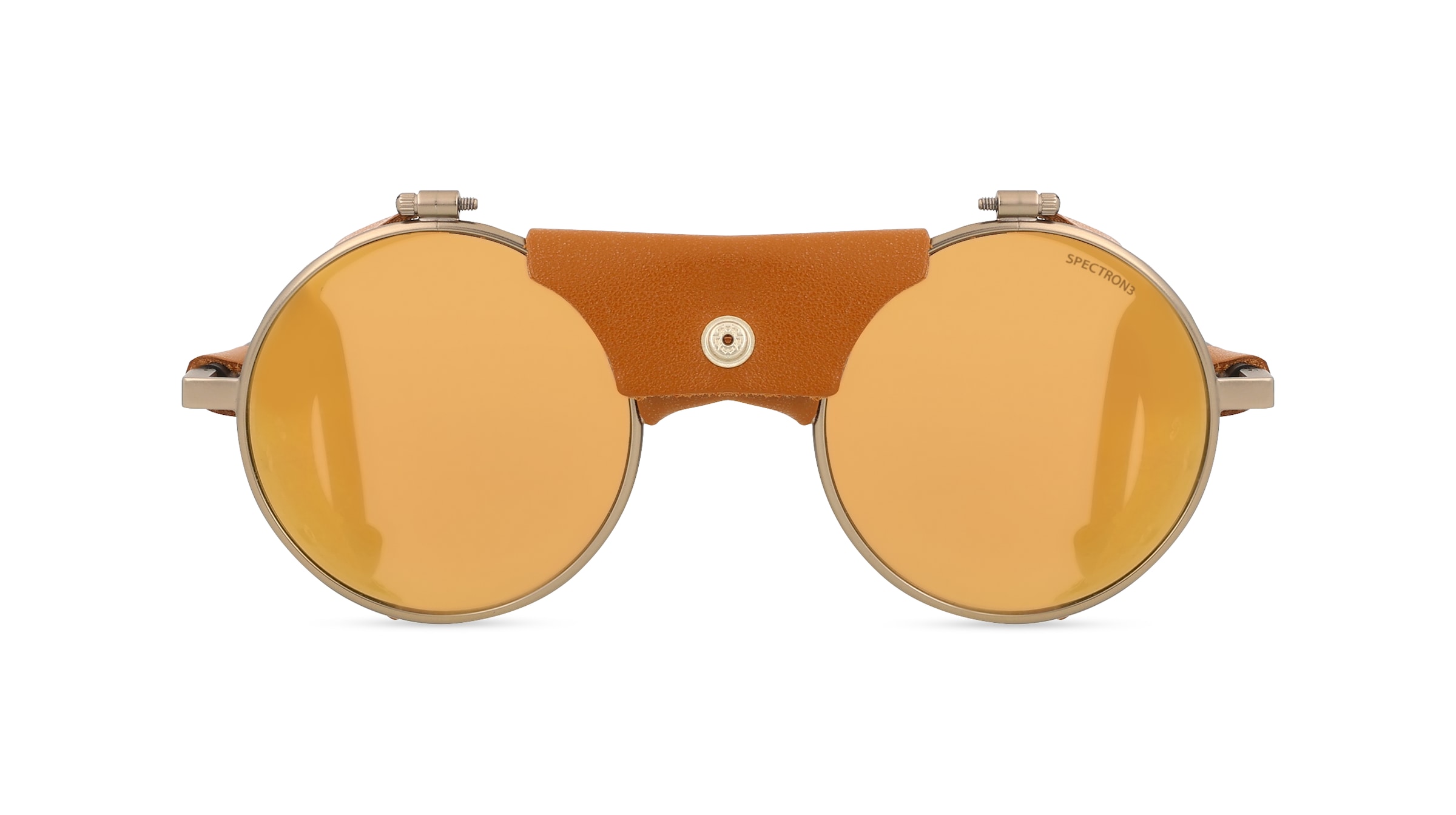 Julbo J01011 VERMONT CLASSIC Unisex-Sonnenbrille Vollrand Rund Metall-Gestell, braun
