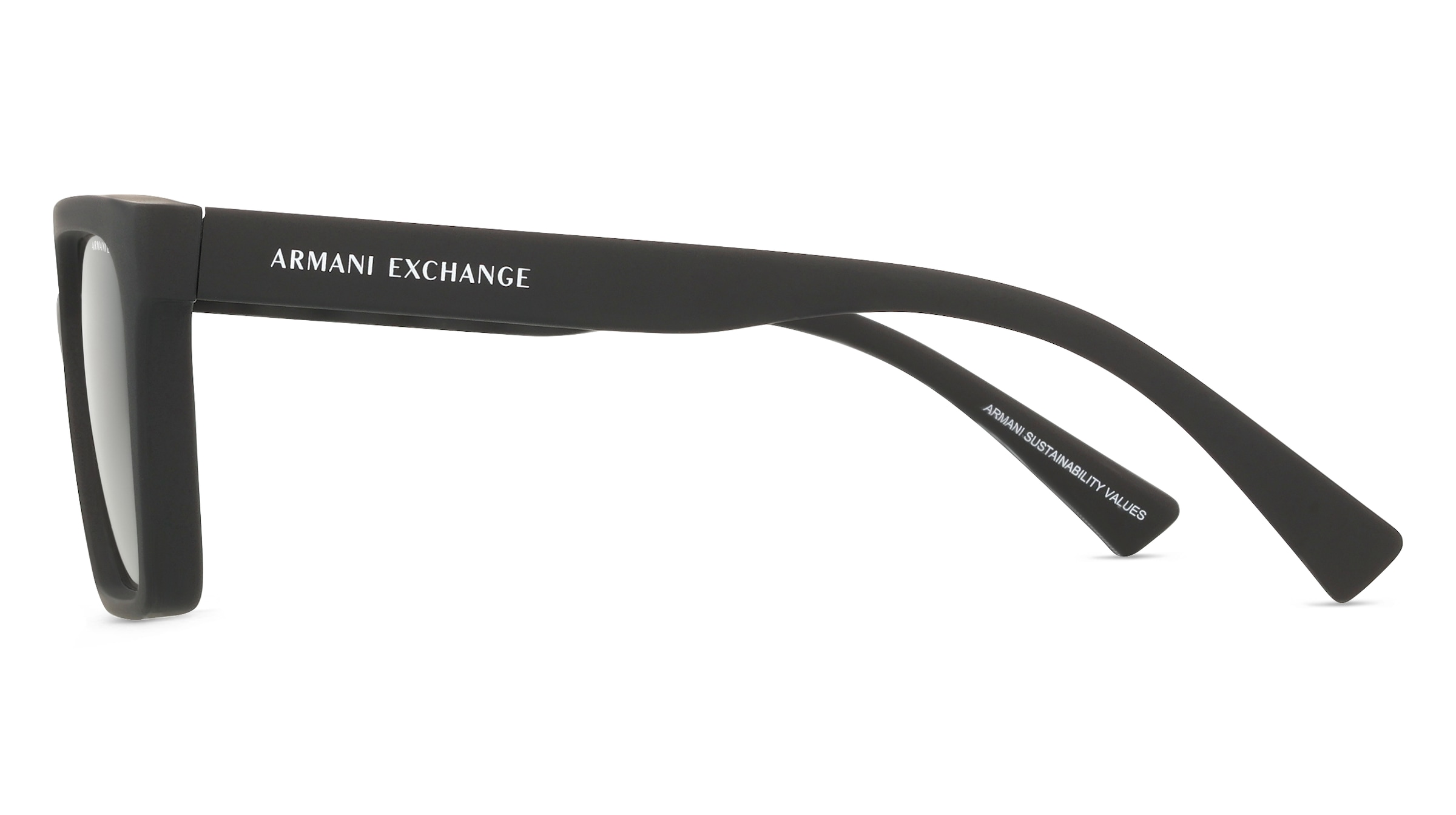 Thumbnail - Armani Exchange AX4147S Herren-Sonnenbrille Vollrand Quadratisch Kunststoff-Gestell, schwarz