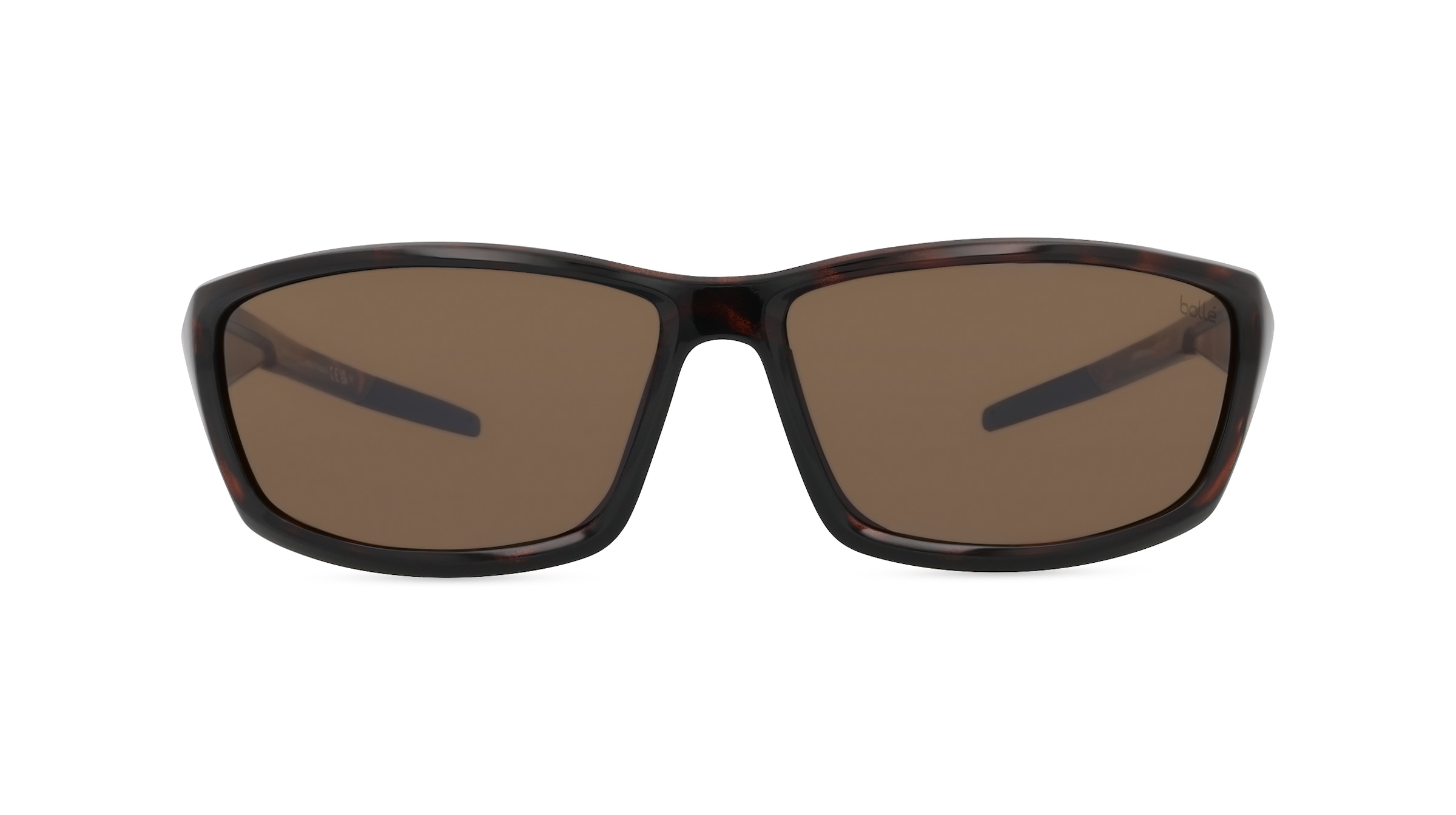 Bollé CERBER Unisex-Sonnenbrille Vollrand Schmal Kunststoff-Gestell, braun